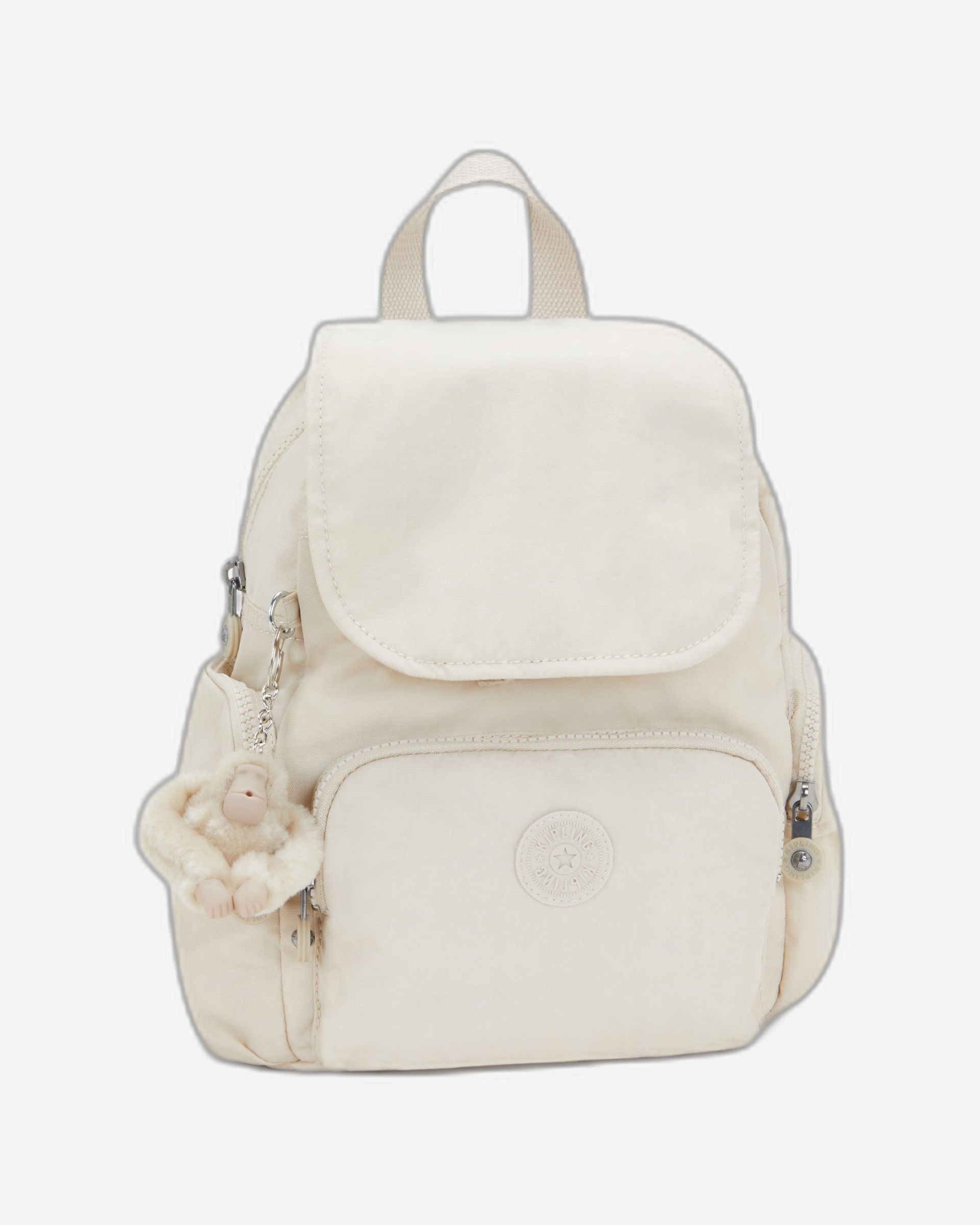 Kipling City Zip Mini Hideaway Beige Small Backpack I6046-7JR
