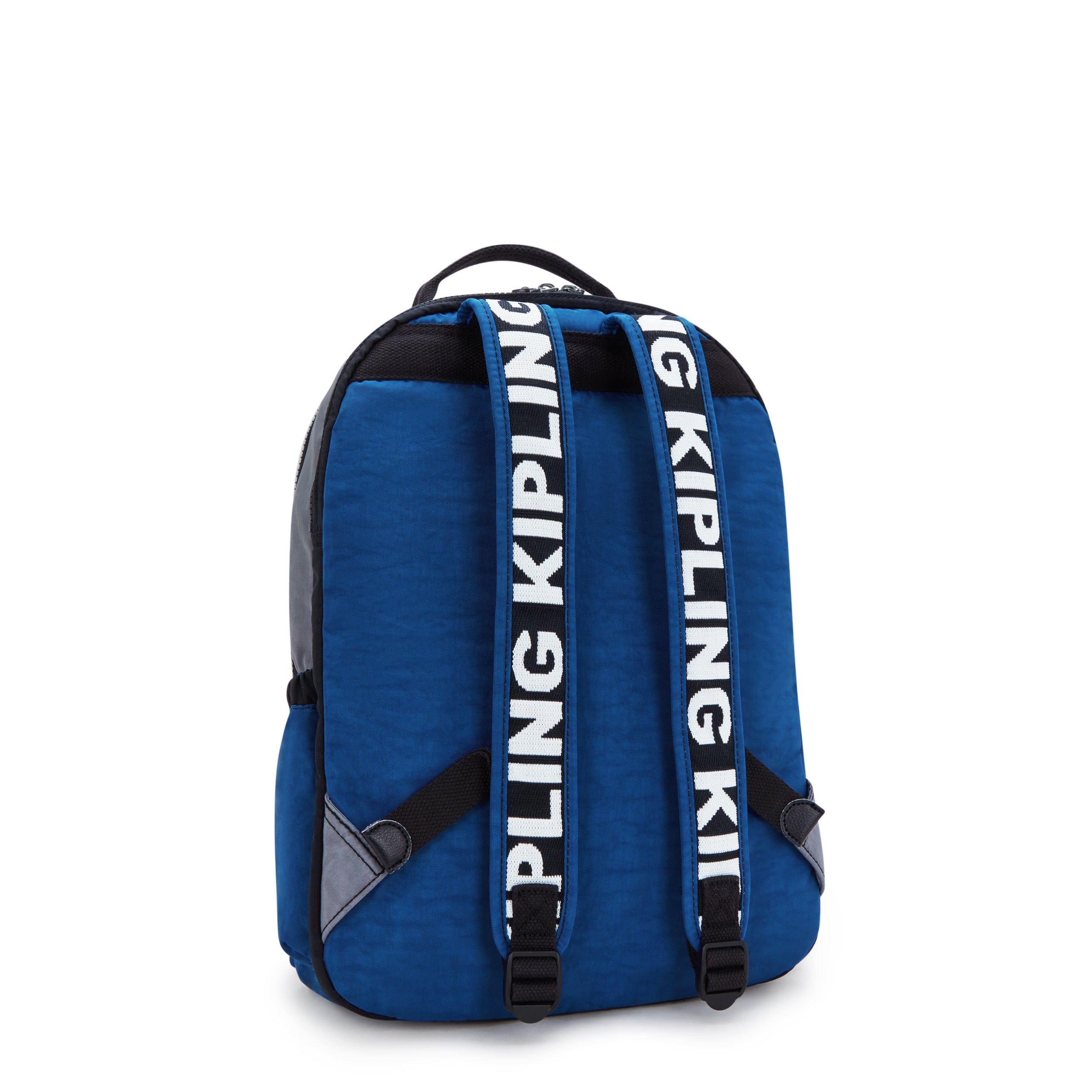 Kipling Seoul Lap Scuba Blue Bl Large backpack with laptop compartment I6180-9EK