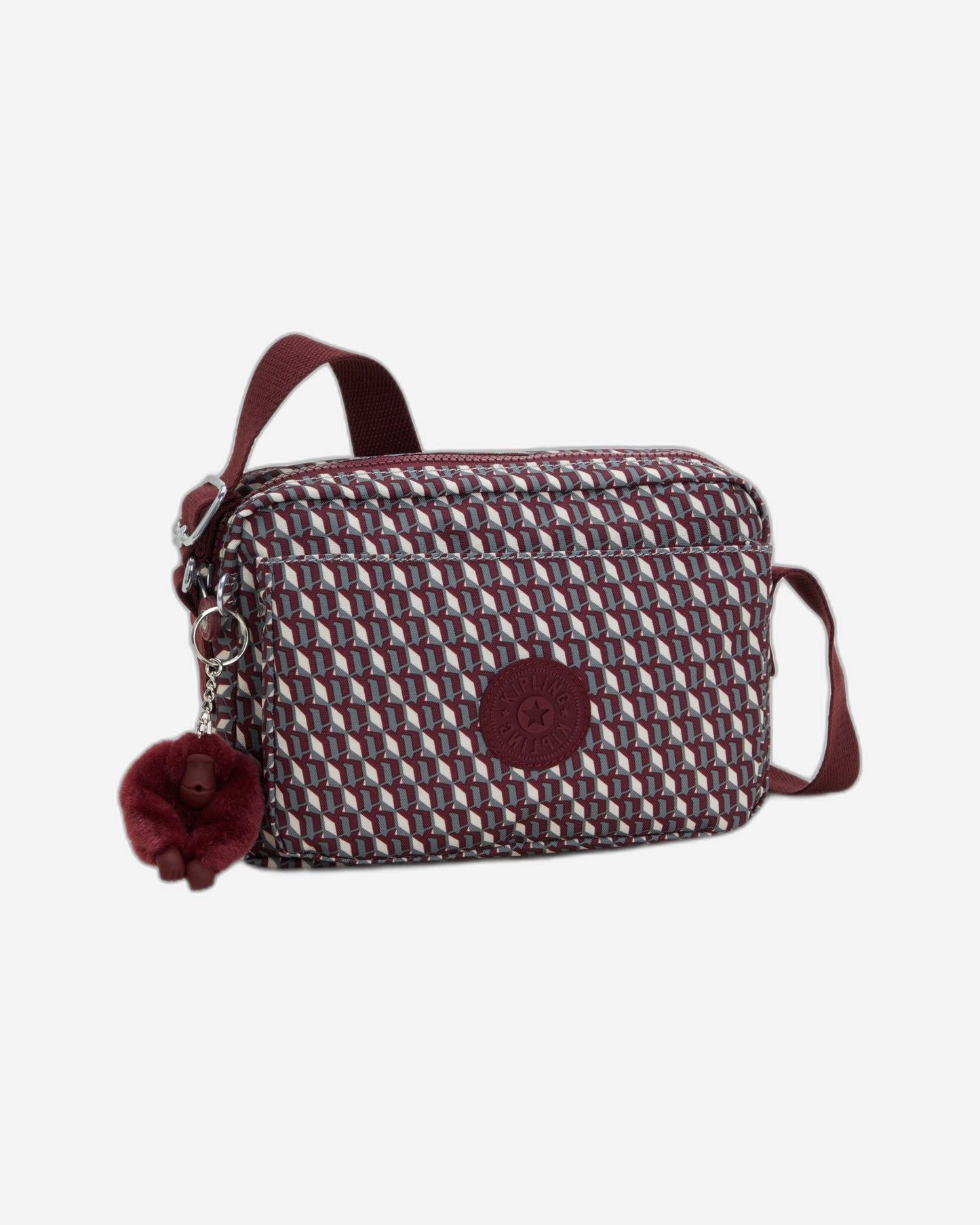 Kipling Abanu M 3Dk Wine Medium crossbody I6237-1PB