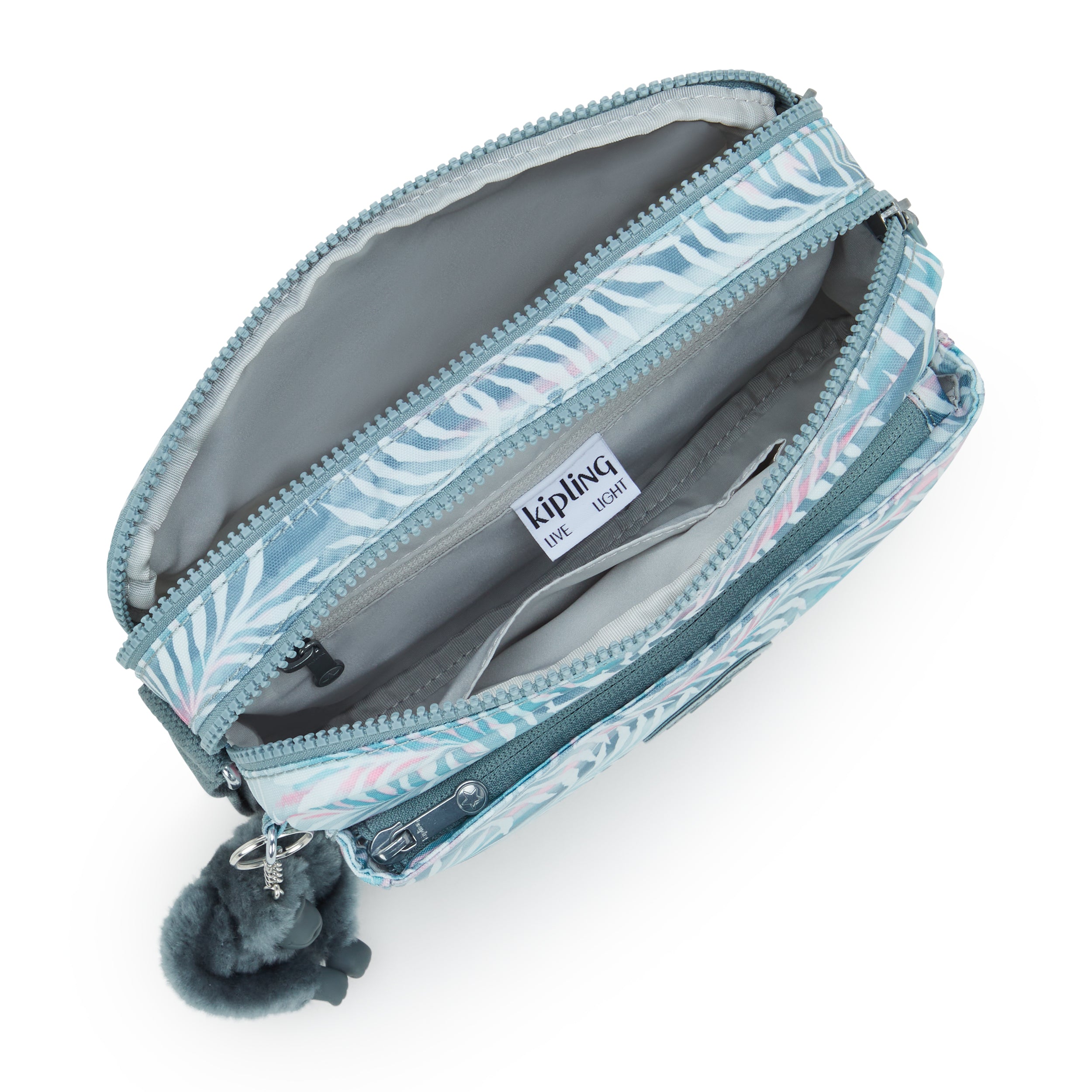Kipling Abanu M Palmtree Leaves Medium Crossbody I6237-3QN
