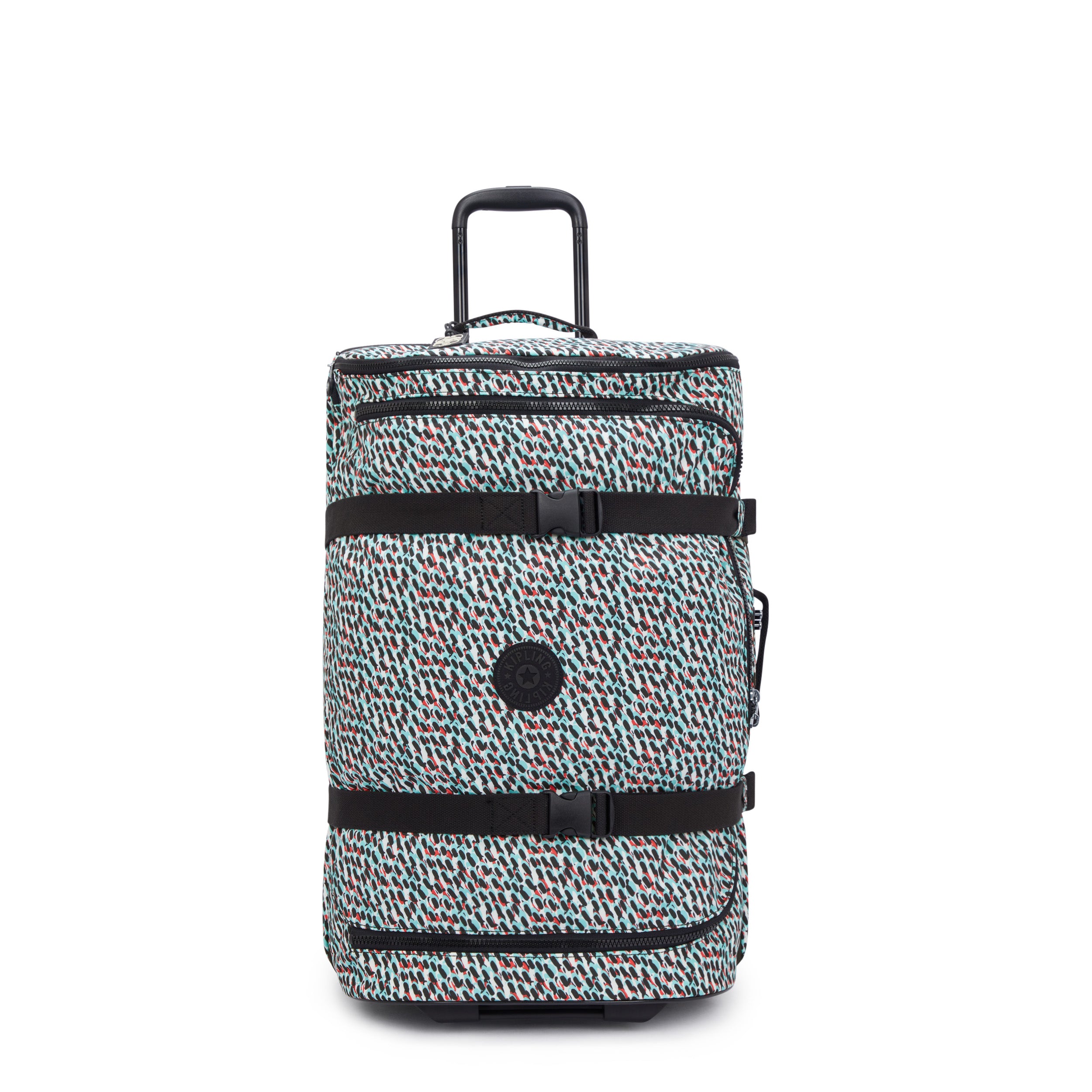 KIPLING-Aviana M-edium Wheeled Suitcase with Adjustable Straps-Abstract Print-I6311-GN6