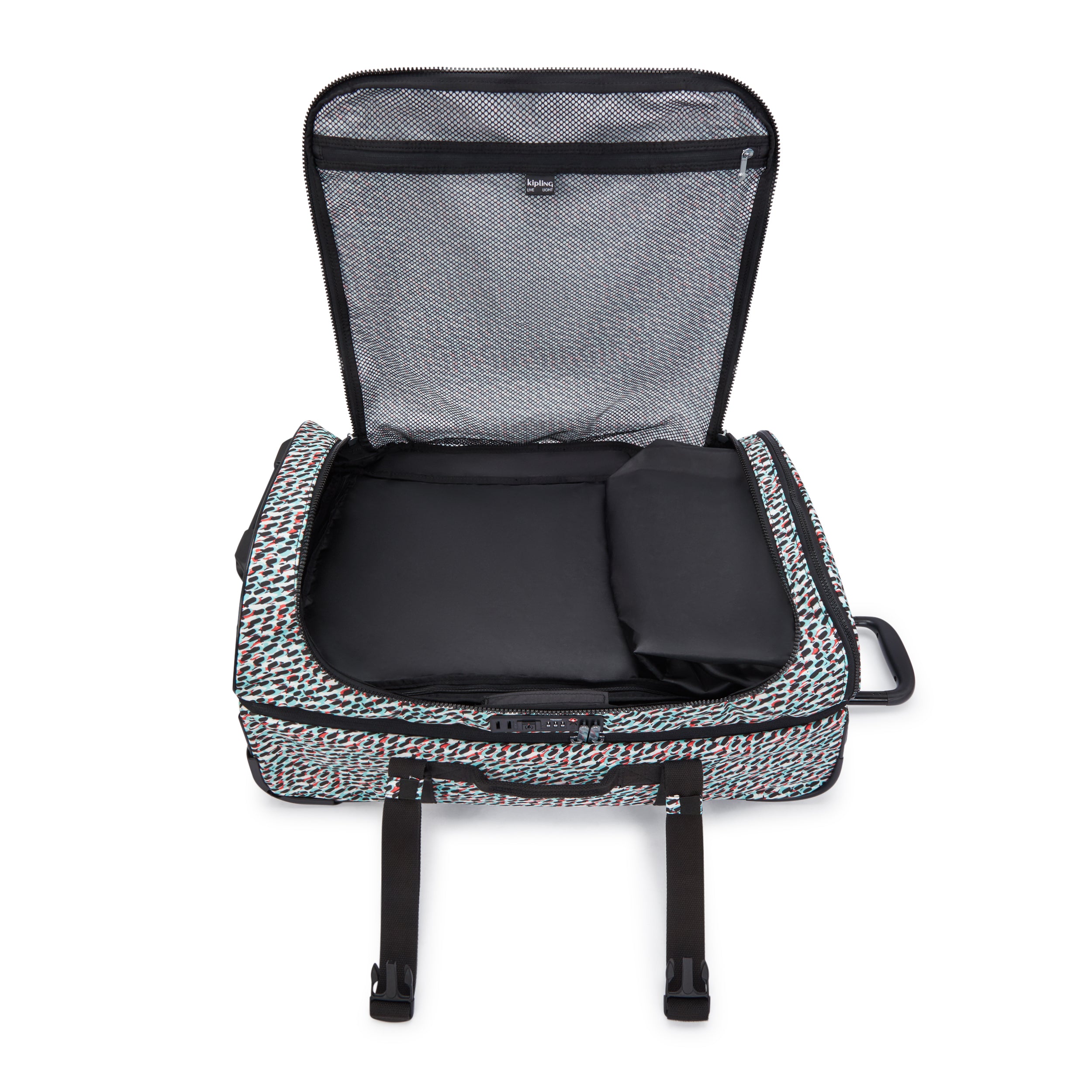 Kipling-Aviana M-Edium Wheeled Suitcase With Adjustable Straps-Abstract Print-I6311-Gn6