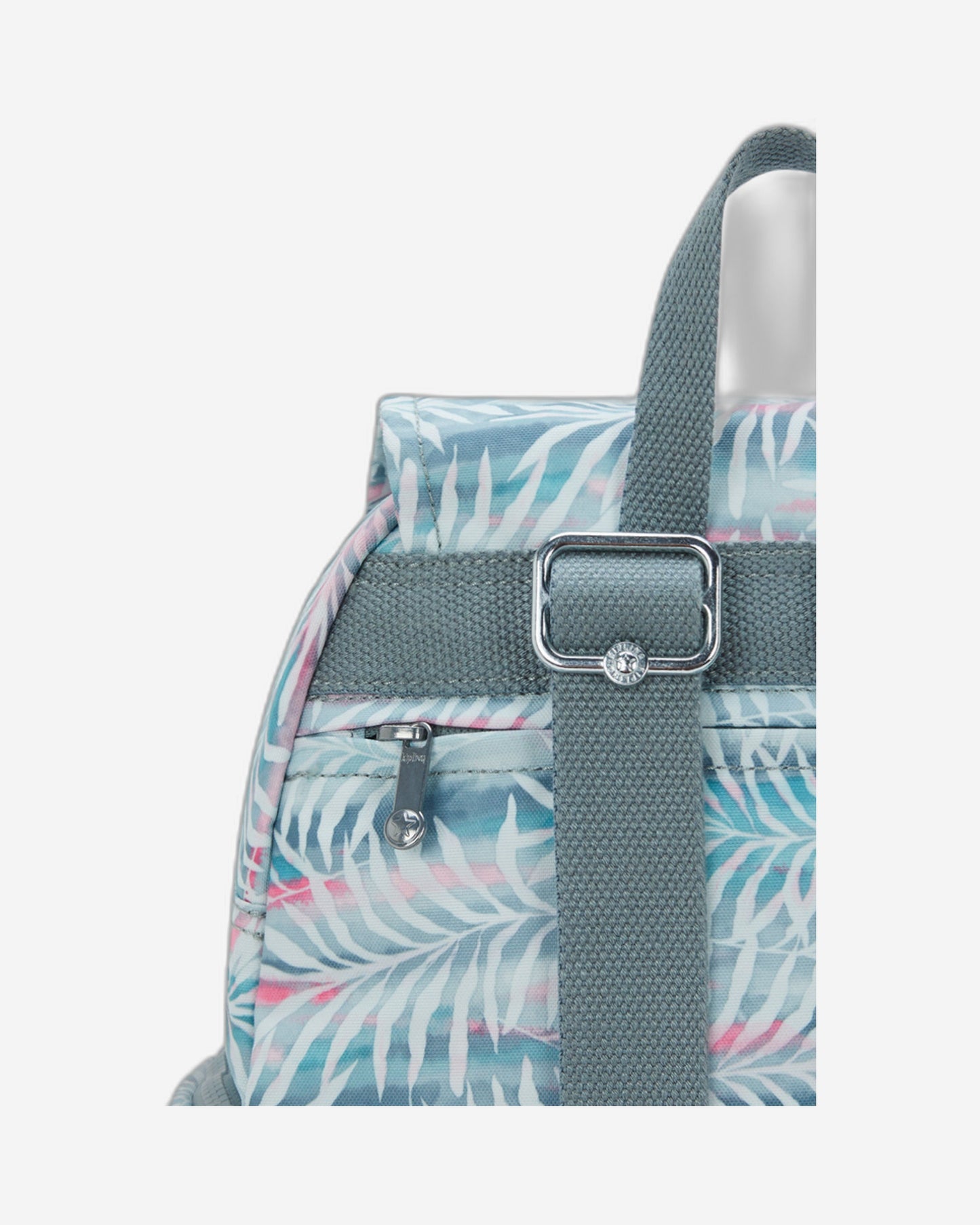 Kipling City Zip S Palmtree Leaves Small Backpack I6345-3QN