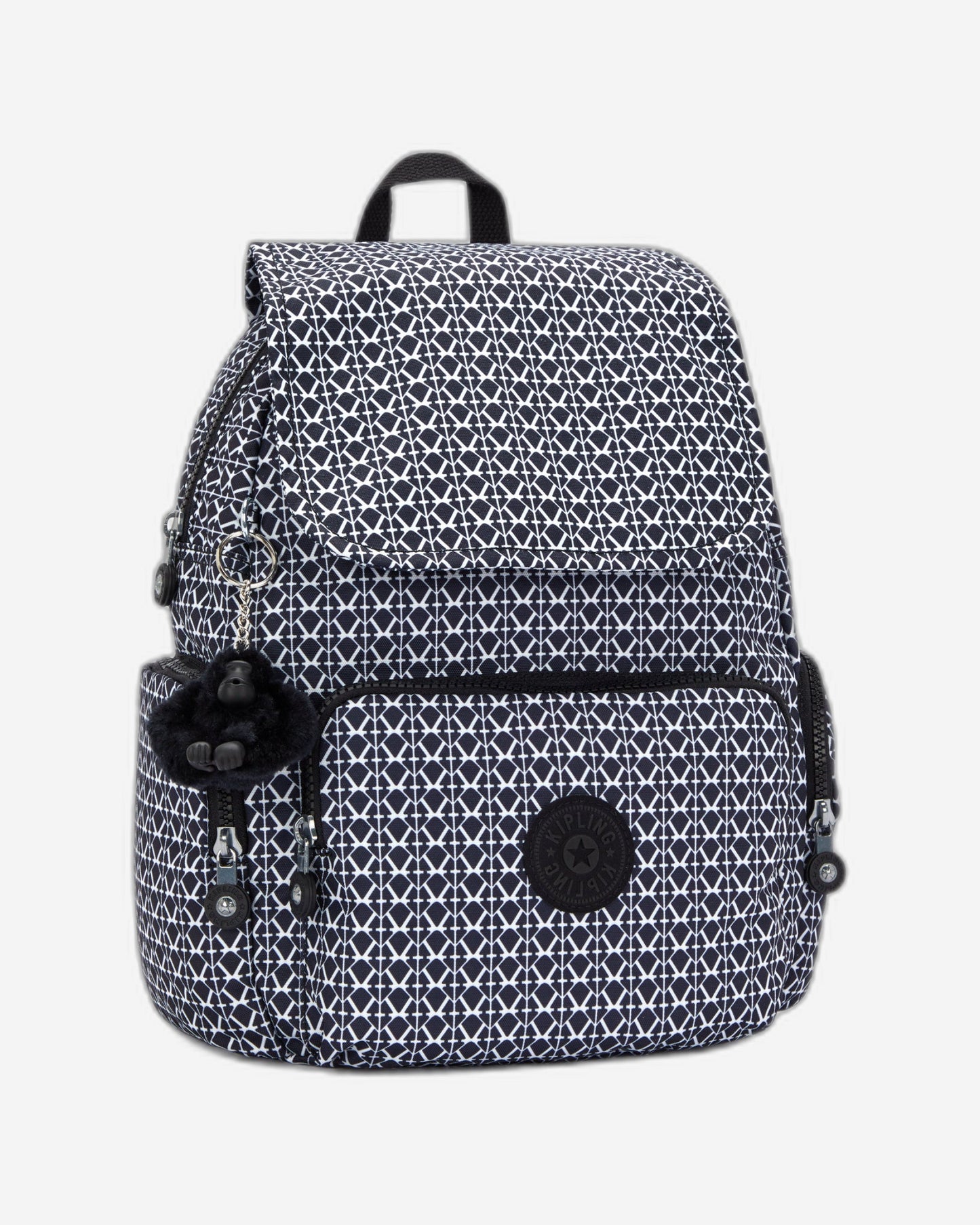 Kipling City Zip S Signature Print Small Backpack C2I6345-DD2