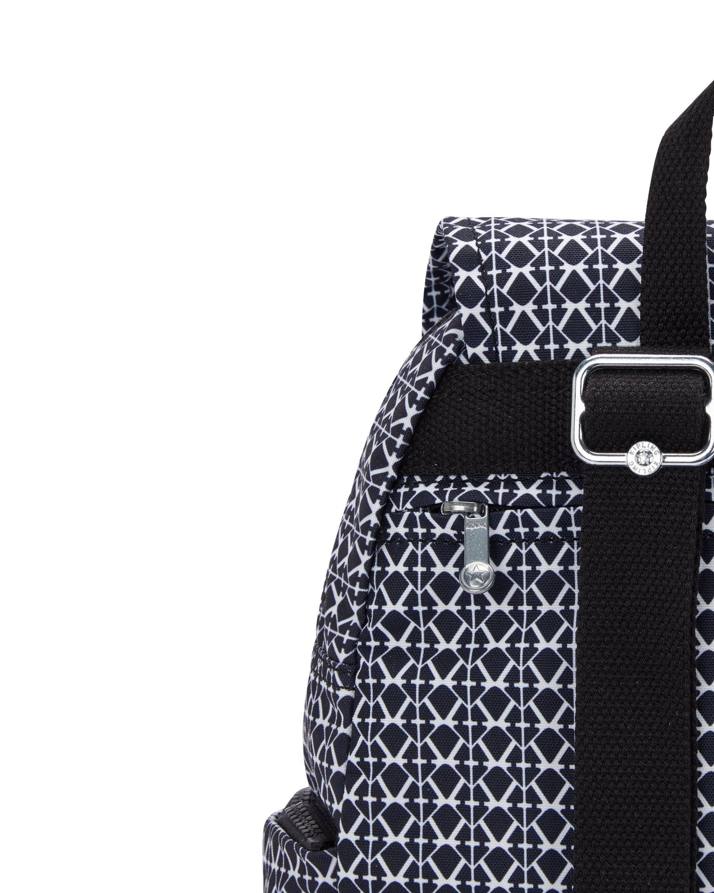 Kipling City Zip S Signature Print Small Backpack C2I6345-DD2