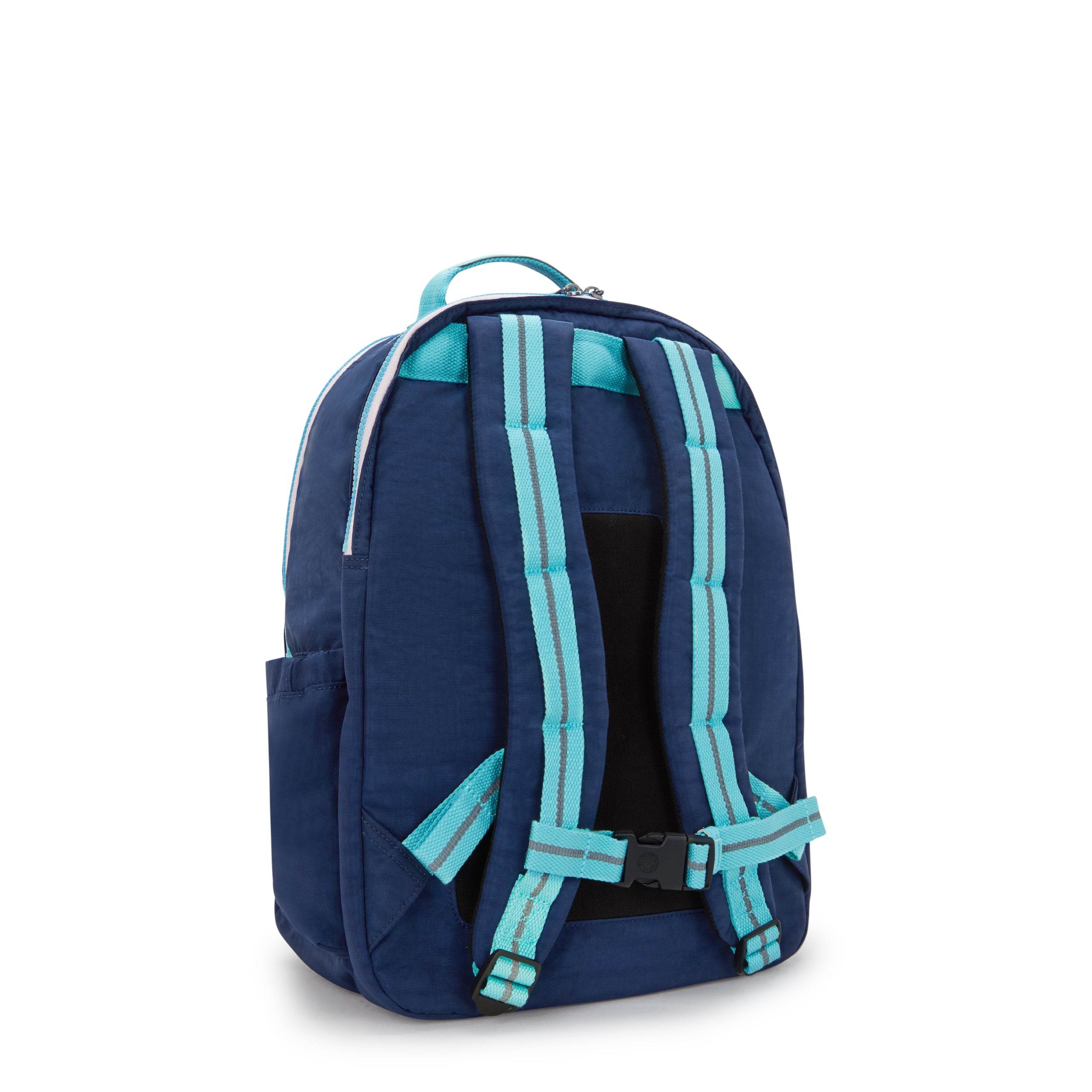 Kipling Seoul College Extra Resort Navy Large backpack with laptop compartment I6350-2DG