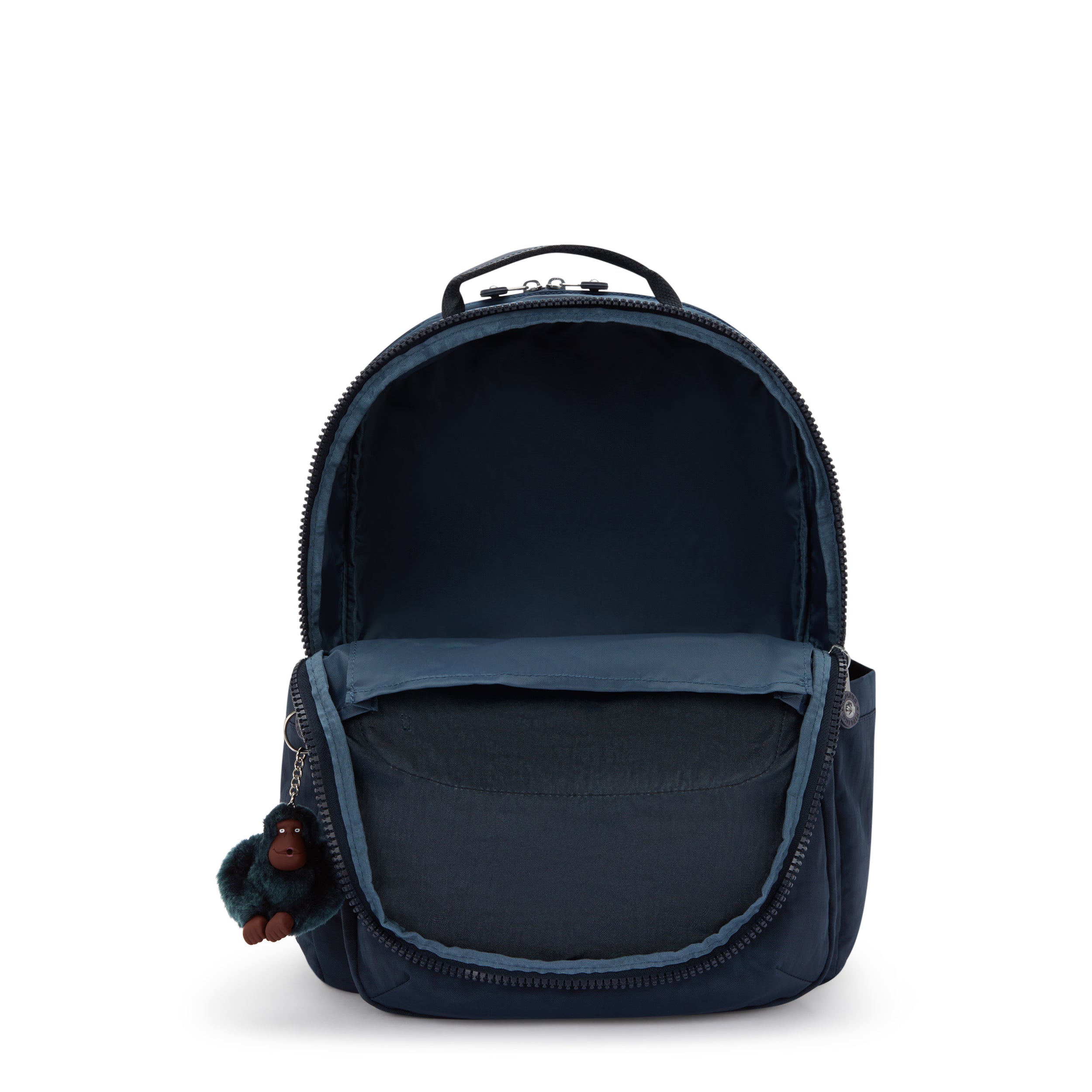 Kipling Seoul College Extra True Blue Tonal Large backpack with laptop compartment I6350-4DX