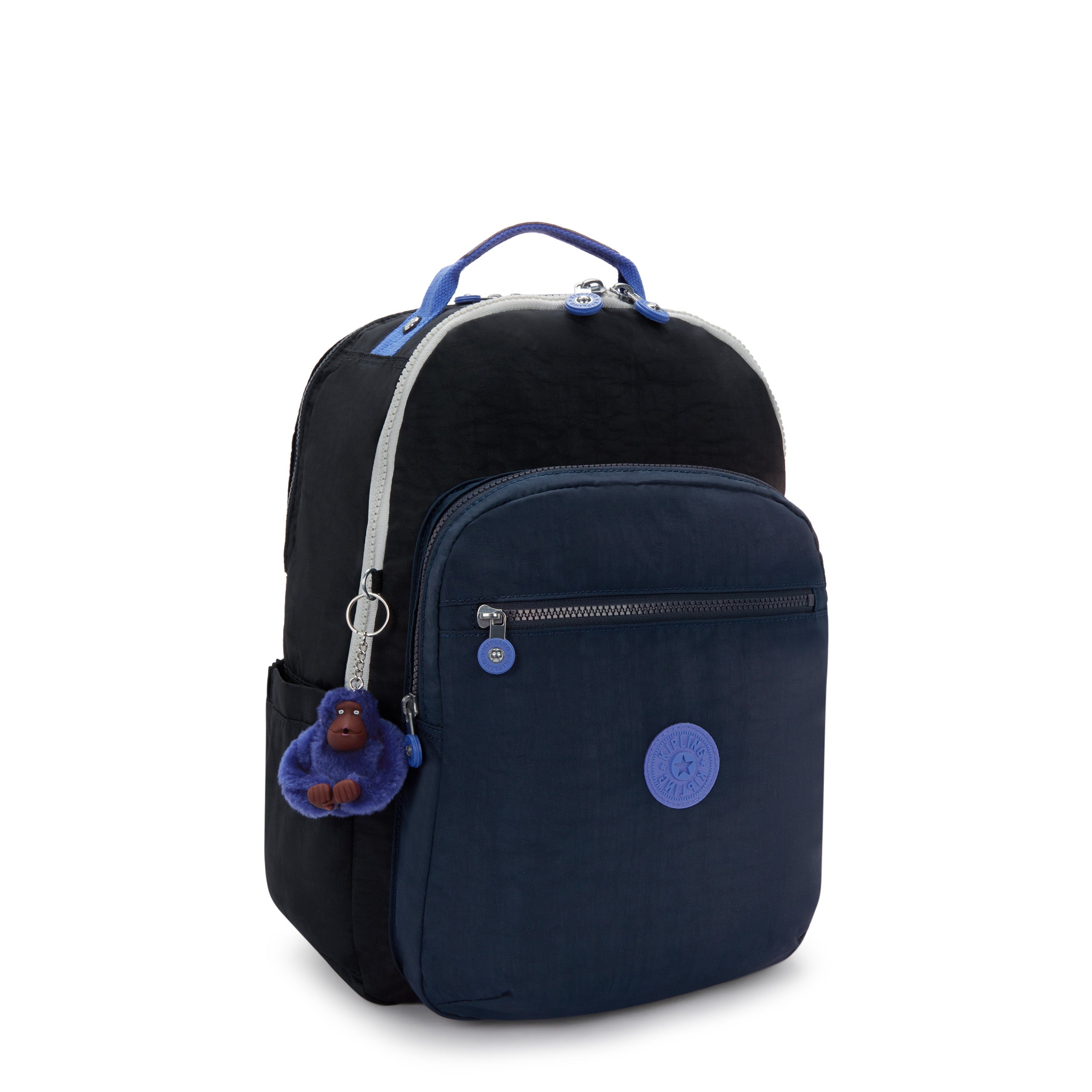 Kipling Seoul College Extra True Block Large backpack with laptop compartment I6350-74Q