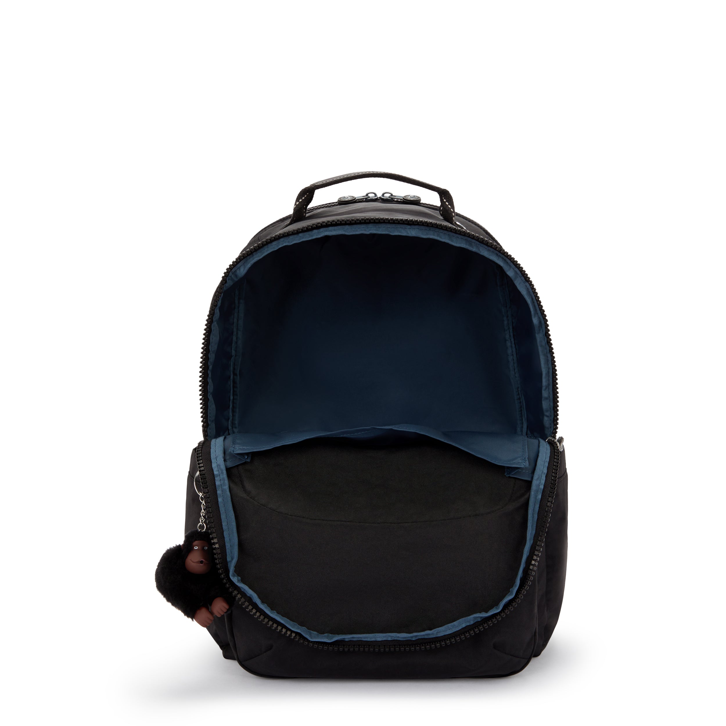 Kipling Seoul College Extra True Black Large backpack with laptop compartment I6350-J99