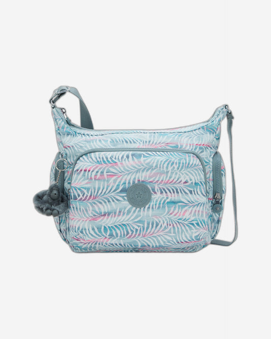 Kipling Gabb Palmtree Leaves Large Crossbody I6525-3QN