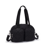 Kipling Cool Defea Cosmic Black Quilt Shoulder Bag I6560-95R