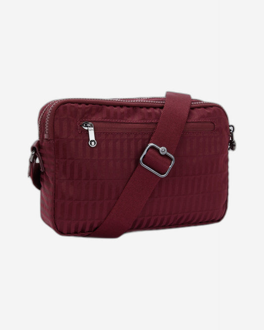 Kipling Abanu M Maroon Tile Jq Medium crossbody I6575-9HX