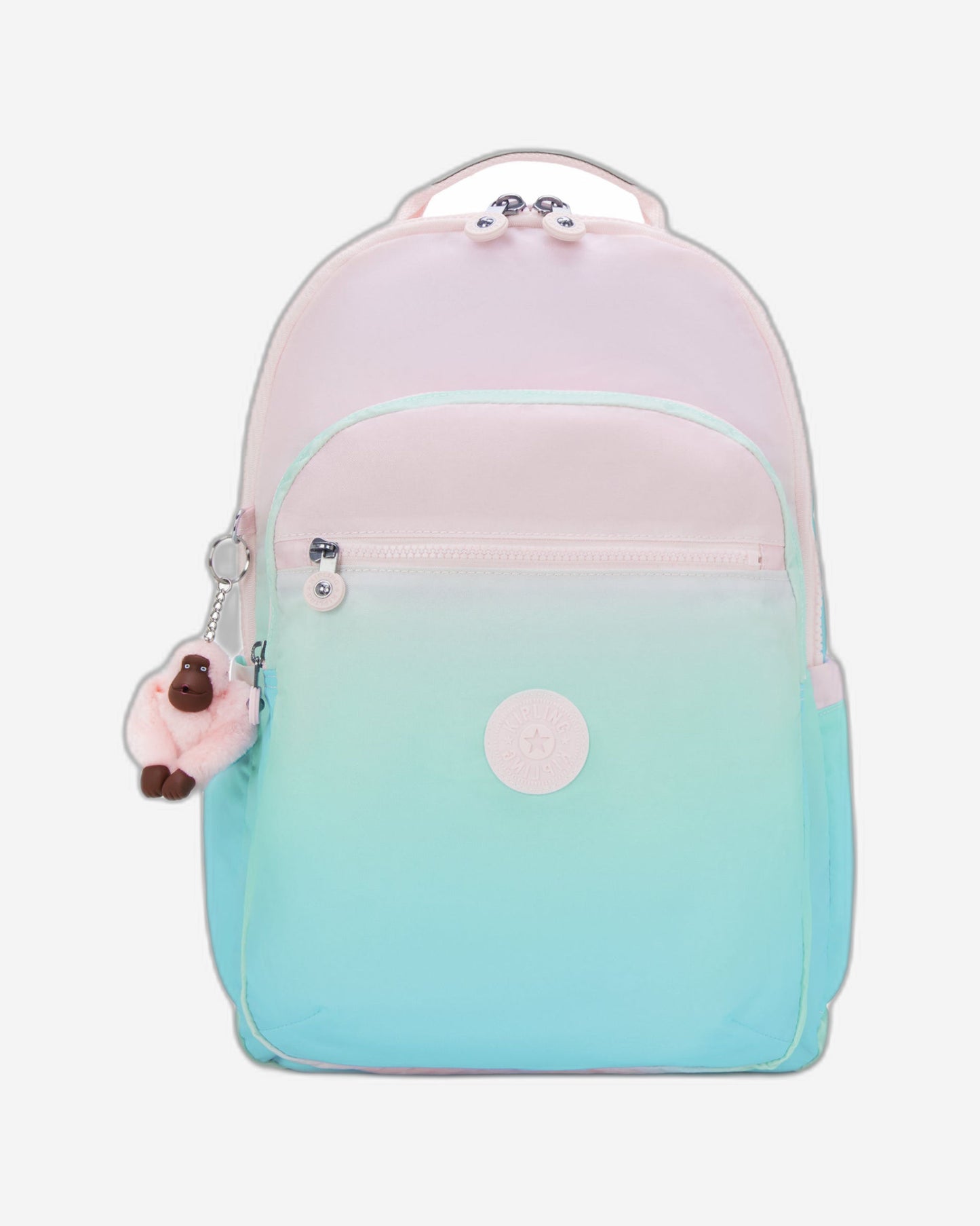 Kipling Seoul Lap Gradient Sea Large backpack with laptop compartment I6658-63U