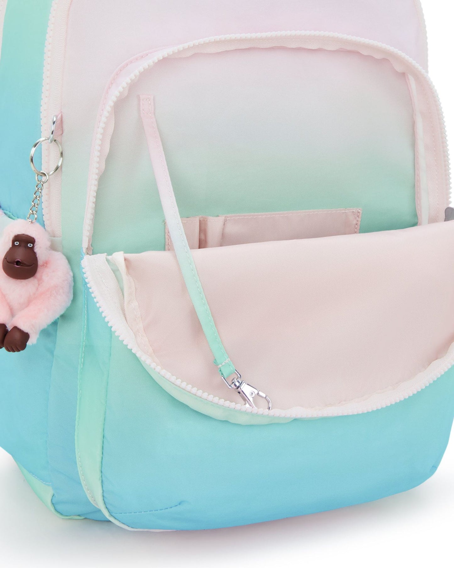 Kipling Seoul Lap Gradient Sea Large backpack with laptop compartment I6658-63U