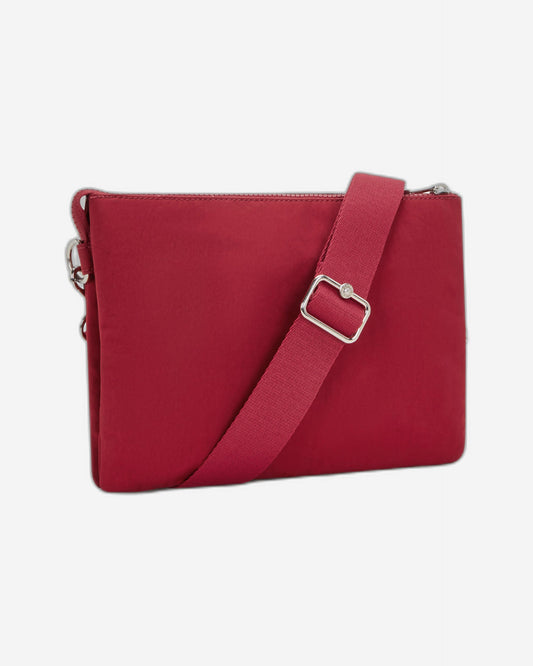 Kipling Riri L Red Red Wine Medium Crossbody Bag I6679-6SE