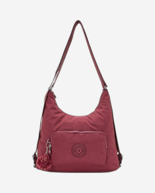 Kipling Yenna Lounge Wine Medium shoulderbag (convertible to backpack) I6721-5FW