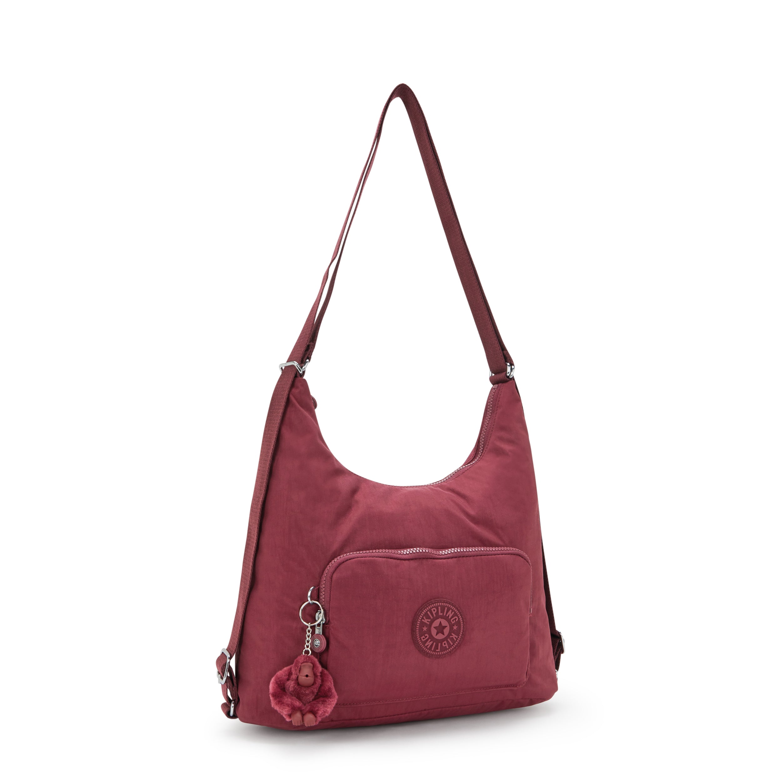 Kipling Yenna Lounge Wine Medium shoulderbag (convertible to backpack) I6721-5FW