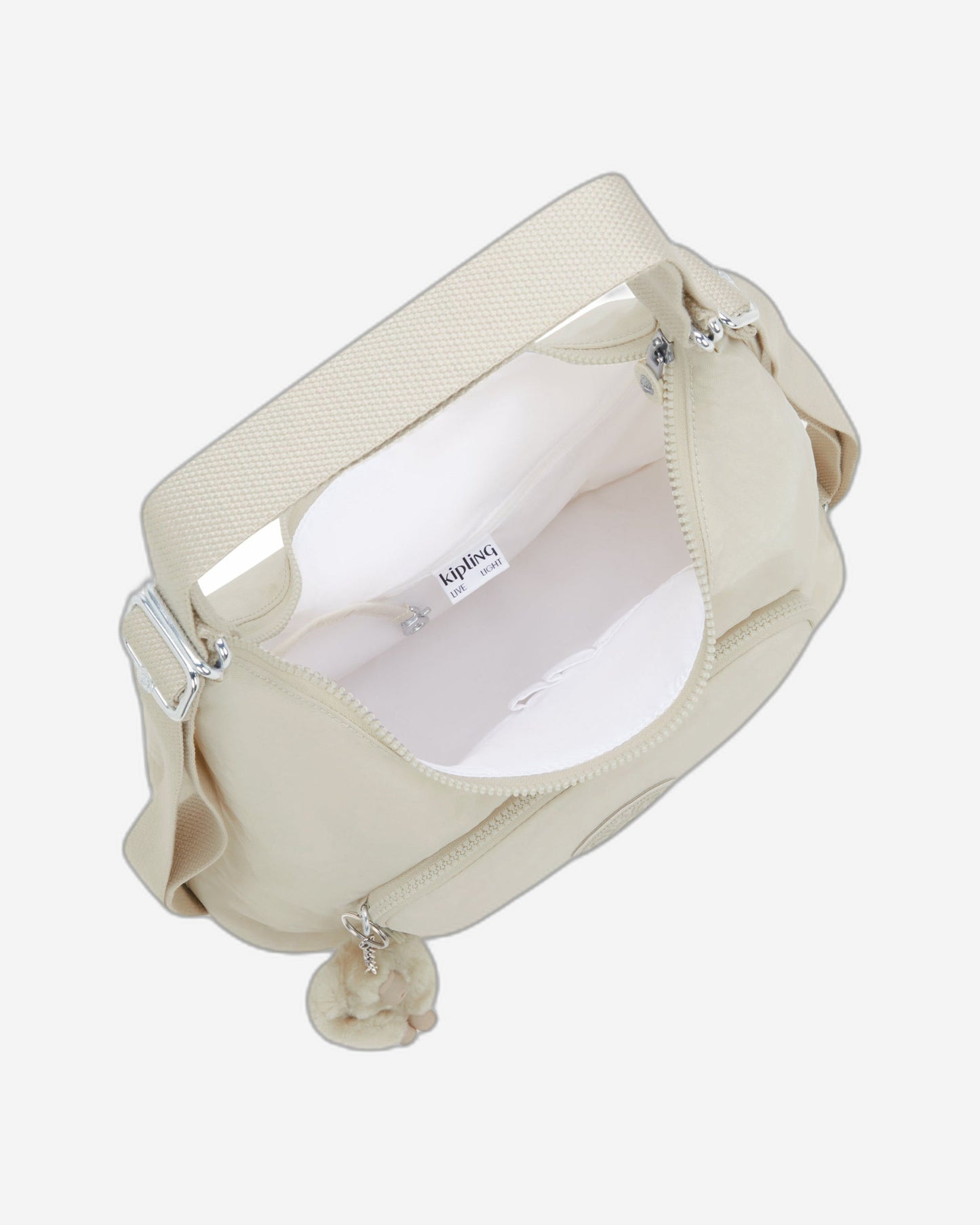 Kipling Yenna Hideaway Beige Medium Shoulderbag  I6721-7JR