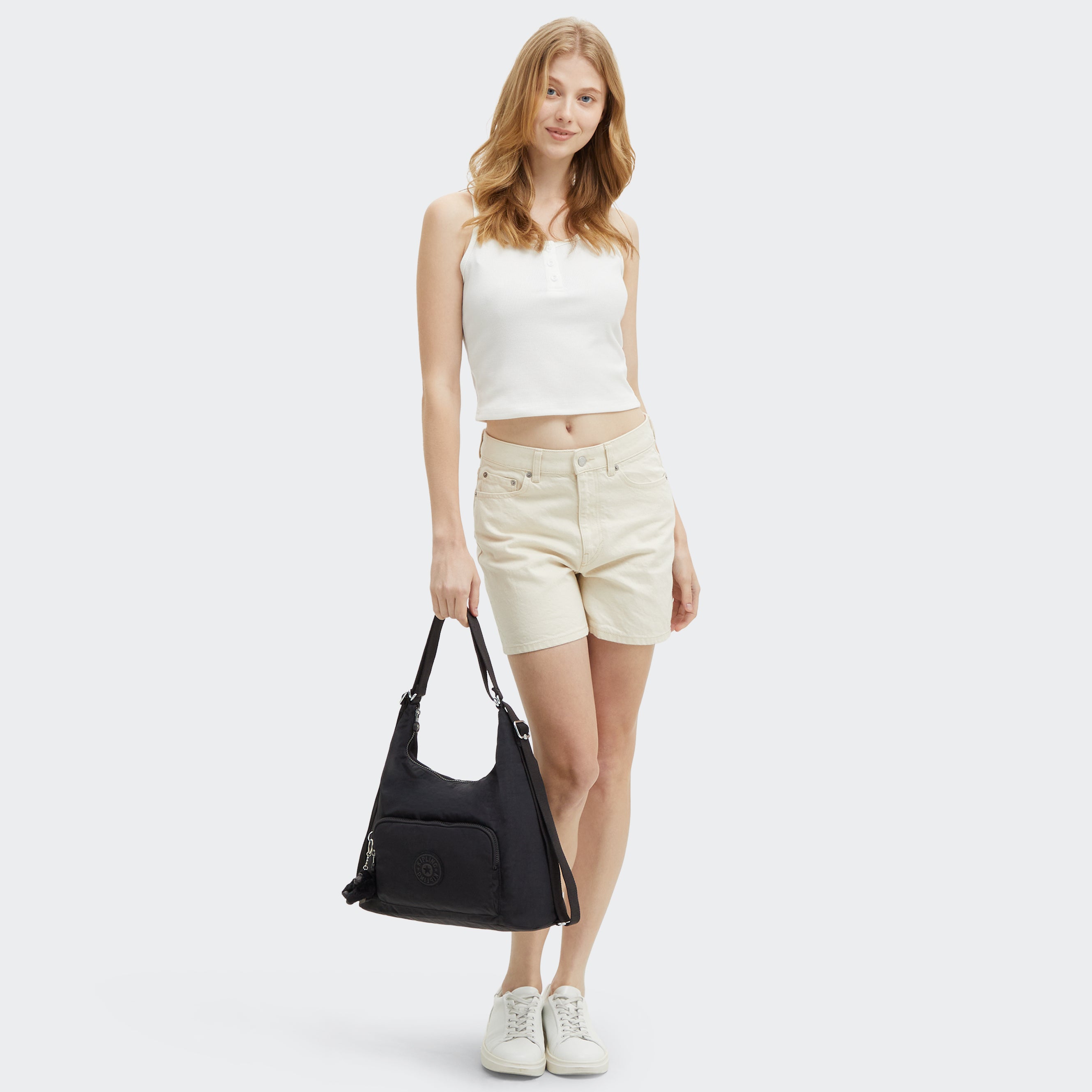 Kipling Yenna Black Noir Medium Shoulderbag I6721-P39