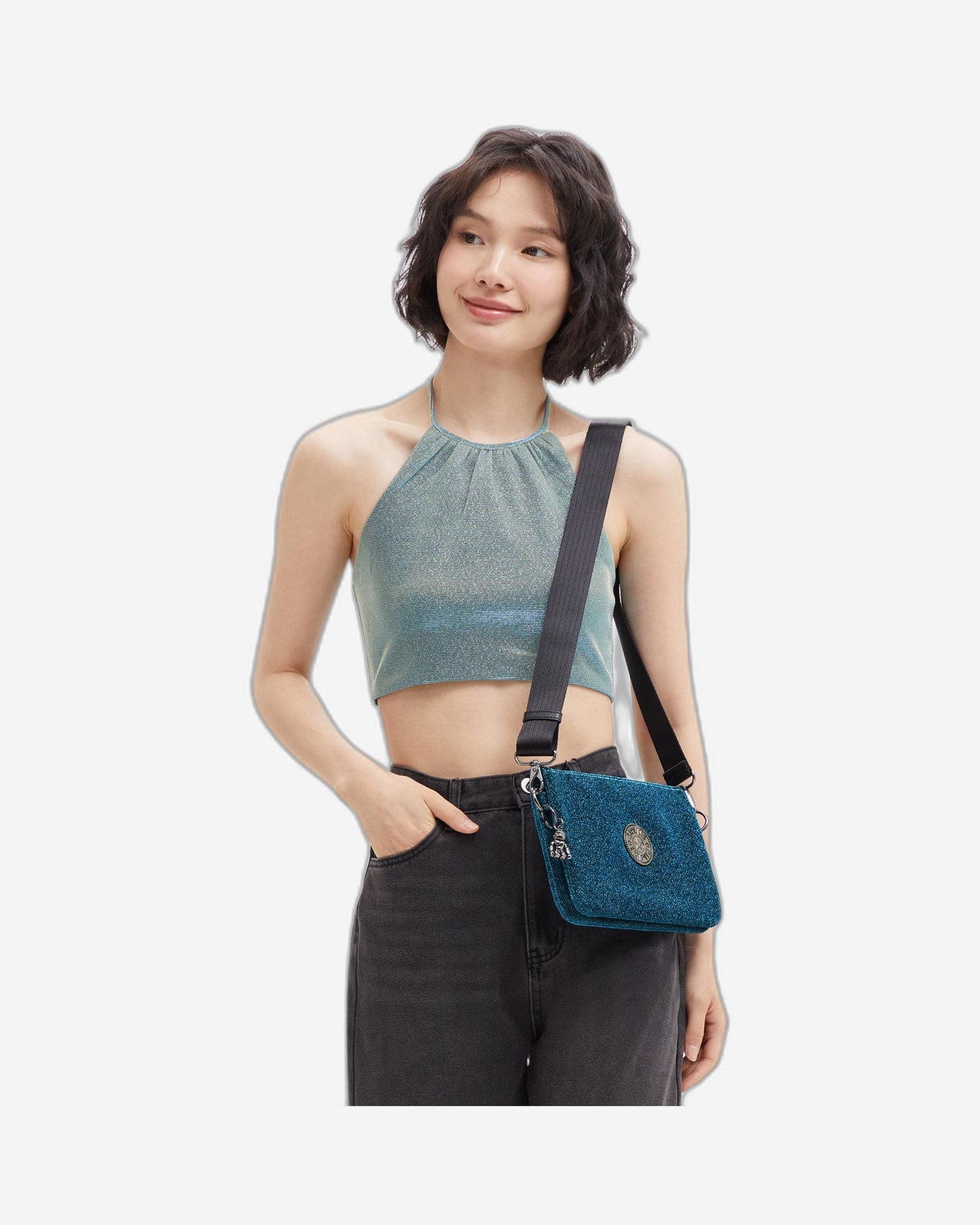 Kipling Riri Going Out Turq Small Crossbody I6730-3GP