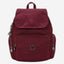 Kipling City Zip S Maroon Tile Jq Small Backpack I6749-9HX
