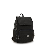 Kipling City Zip S Black Sign Jq Backpack I6749-Y12
