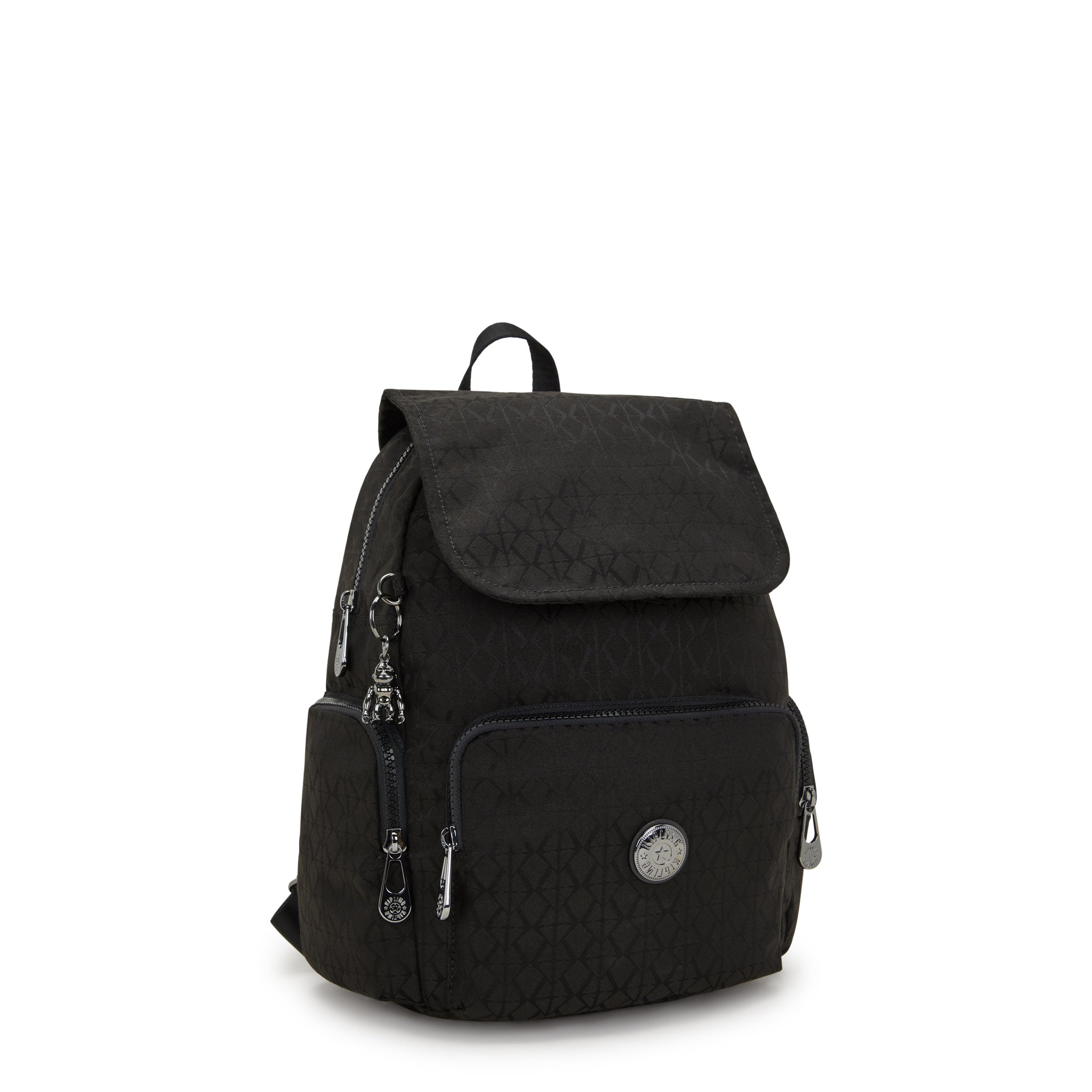 Kipling City Zip S Black Sign Jq Backpack I6749-Y12