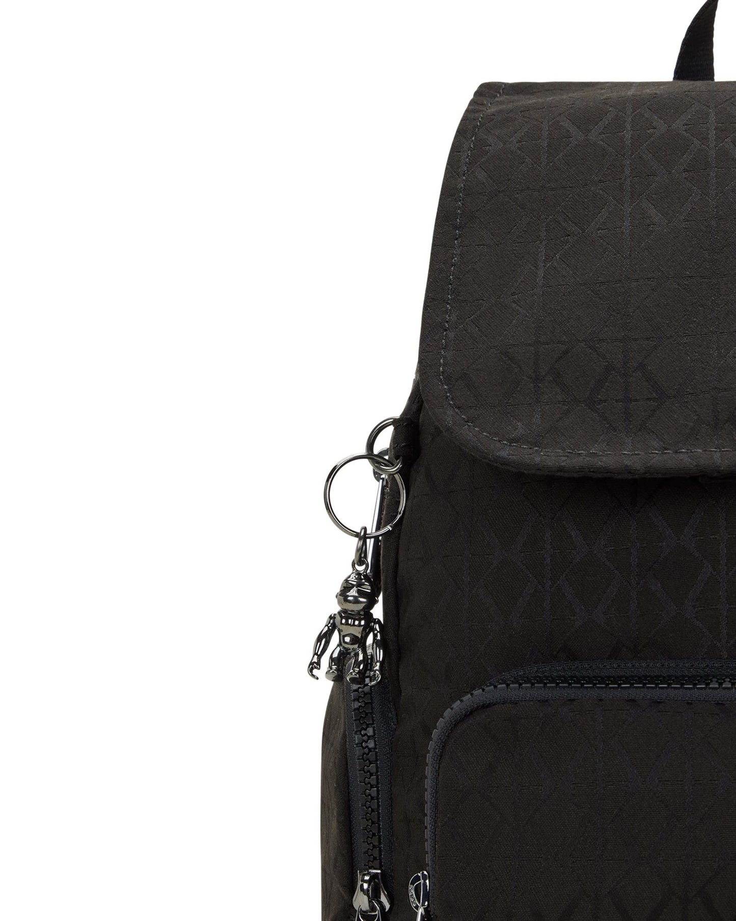 Kipling City Zip S Black Sign Jq Small Backpack I6749-Y12
