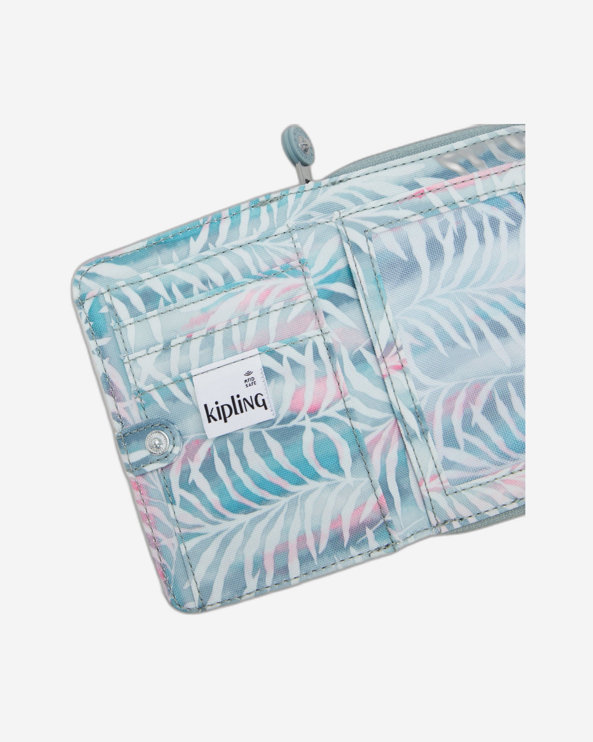 Kipling Money Love Palmtree Leaves Medium Wallet I6791-3QN