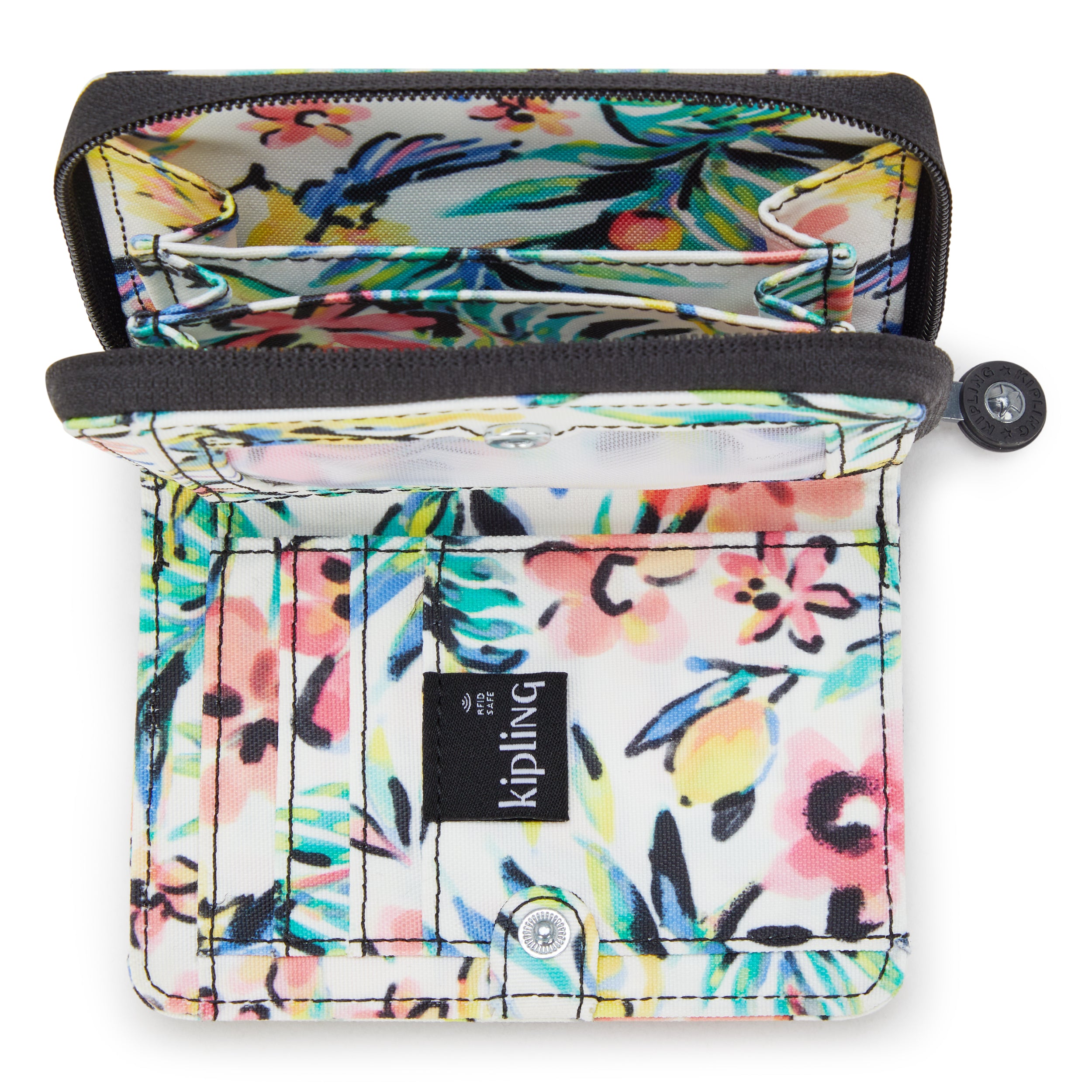 Kipling Money Love Cocktail Floral Medium Wallet I6791-5DZ