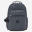 Kipling Seoul Lap Marine Navy Large backpack with laptop compartment I6828-58C