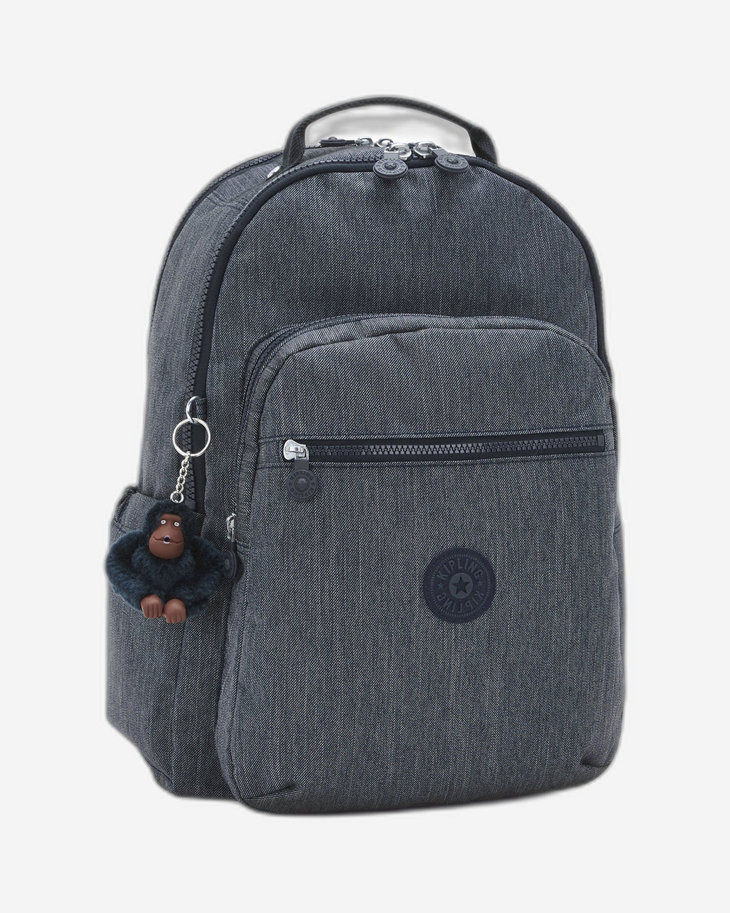 Kipling Seoul Lap Marine Navy Large backpack with laptop compartment I6828-58C