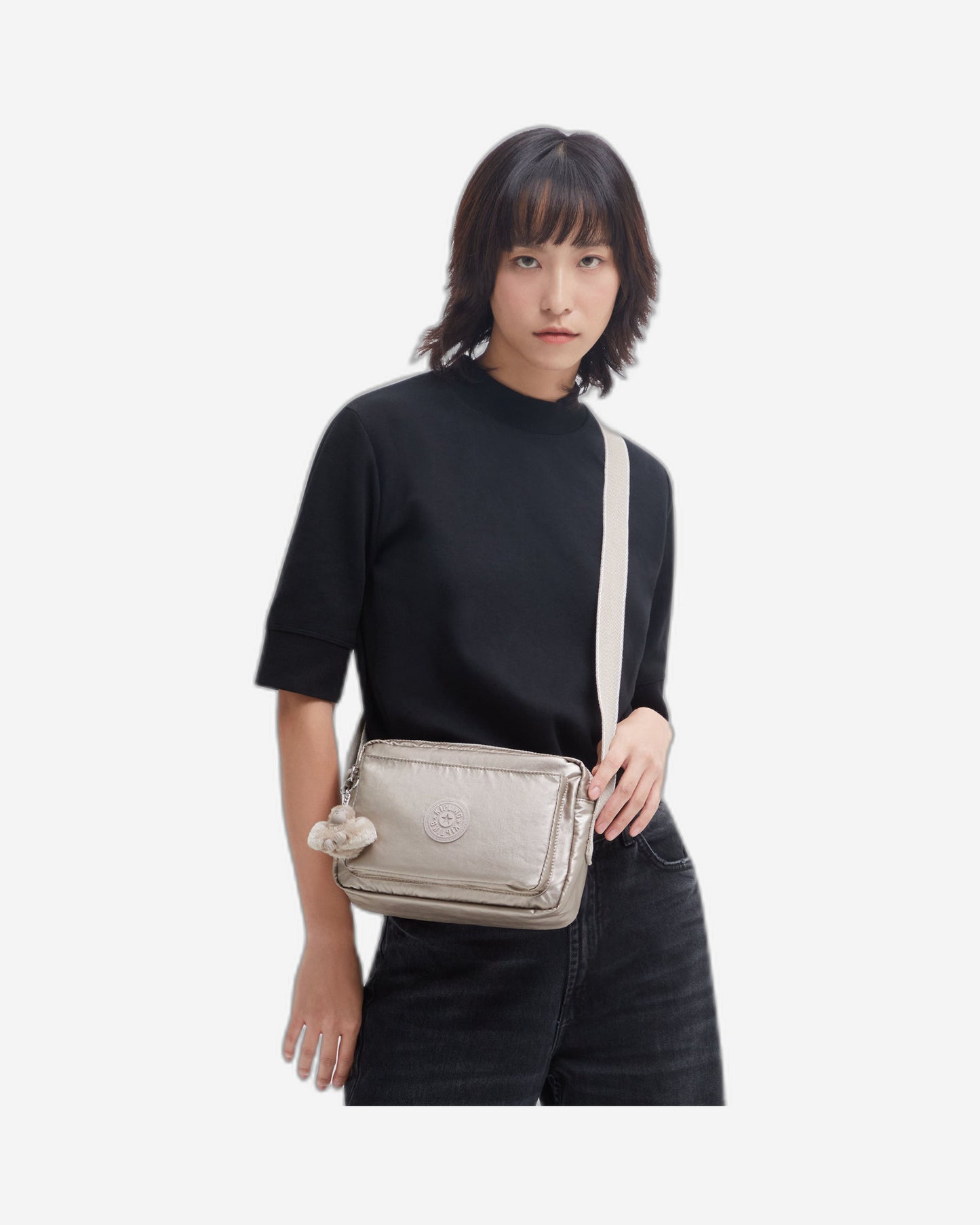 Kipling Abanu M Metallic Glow Medium Crossbody Bag C2I6831-48I