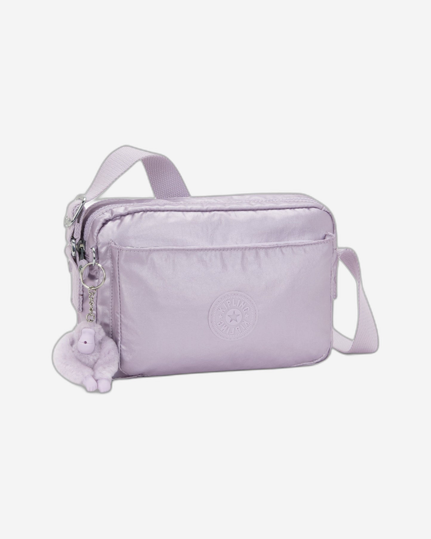 KIPLING Abanu M Lilac Moon Met Medium crossbody I6831-4HT