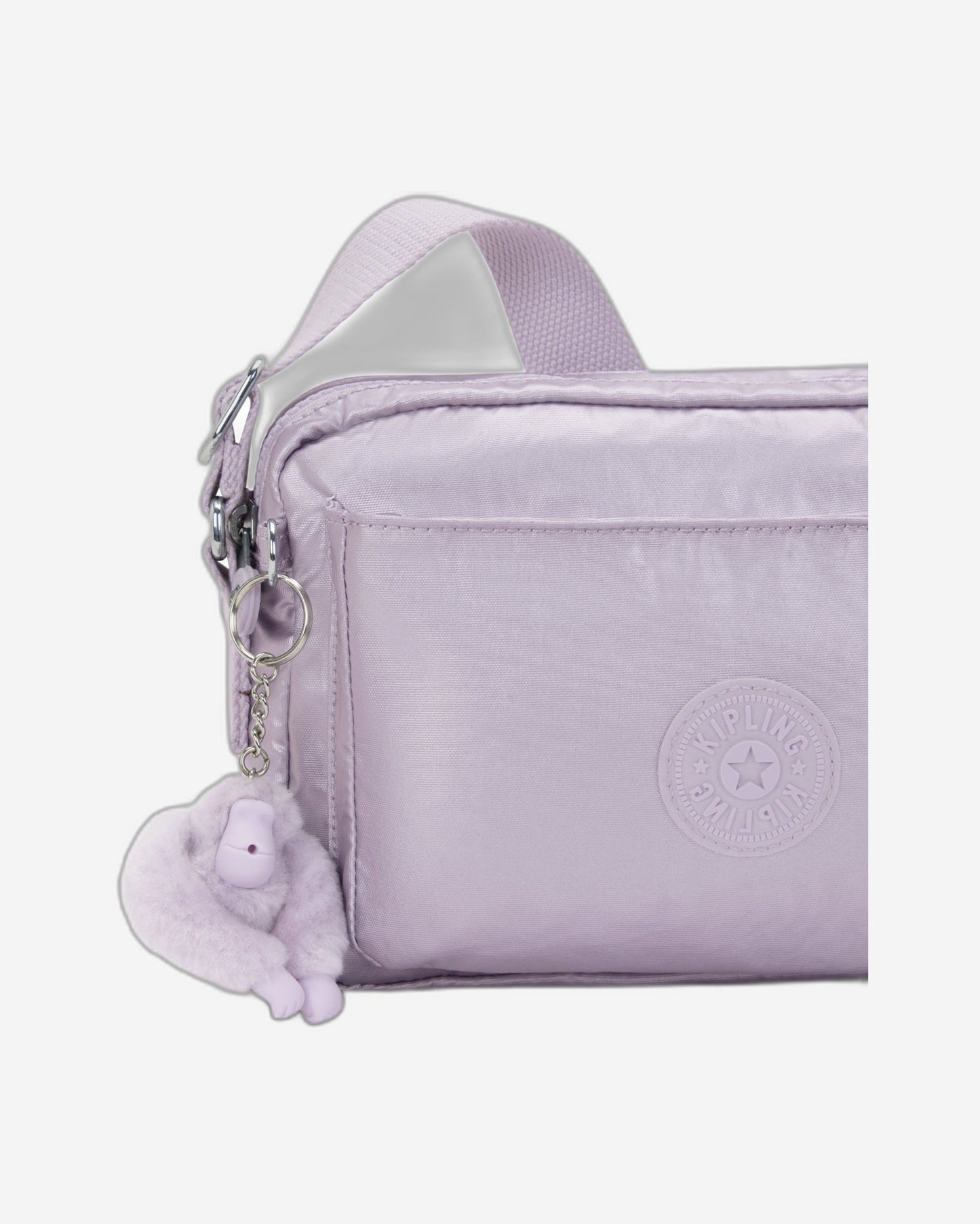 KIPLING Abanu M Lilac Moon Met Medium crossbody I6831-4HT