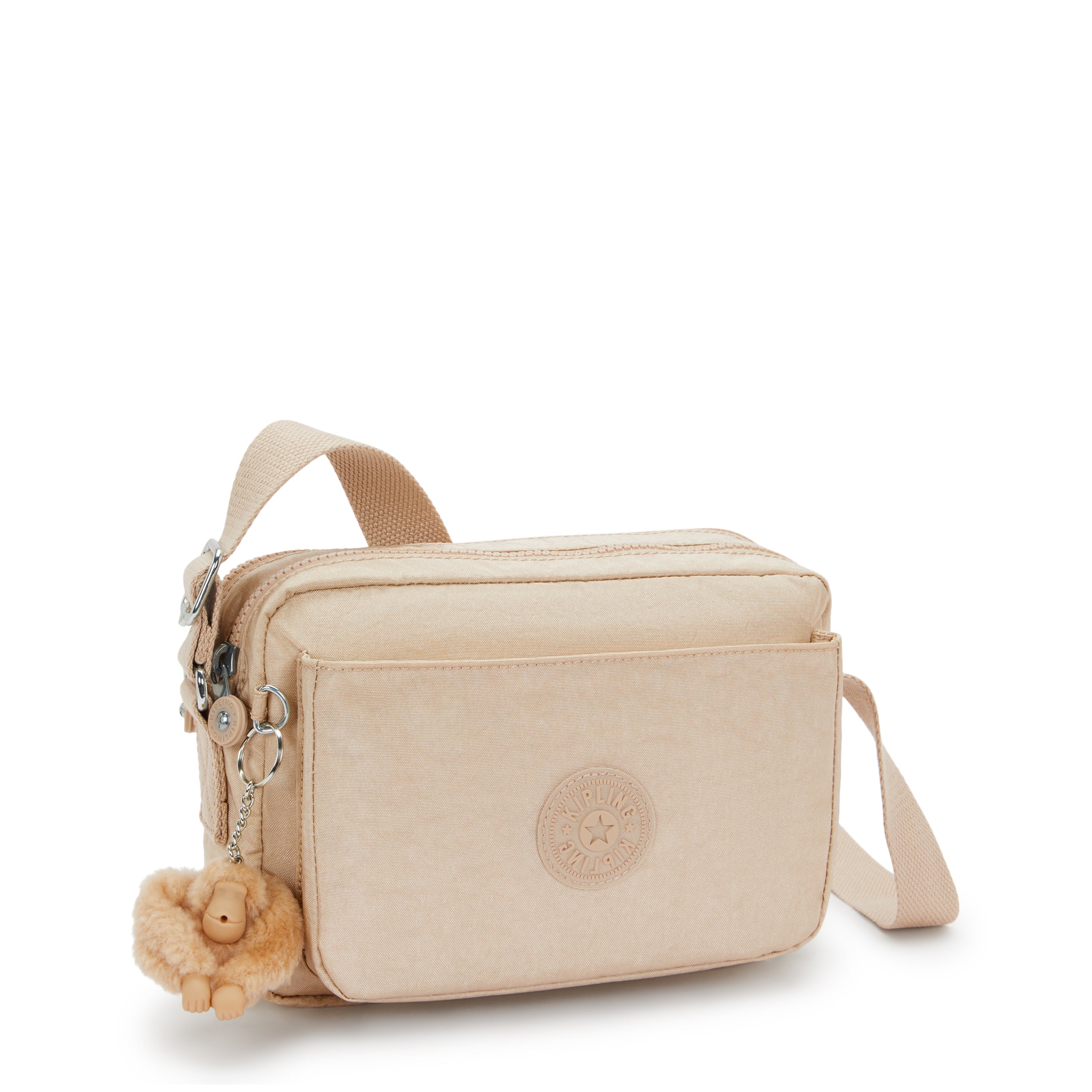 Kipling Abanu M Sparkled Beige Medium crossbody I6831-5DV