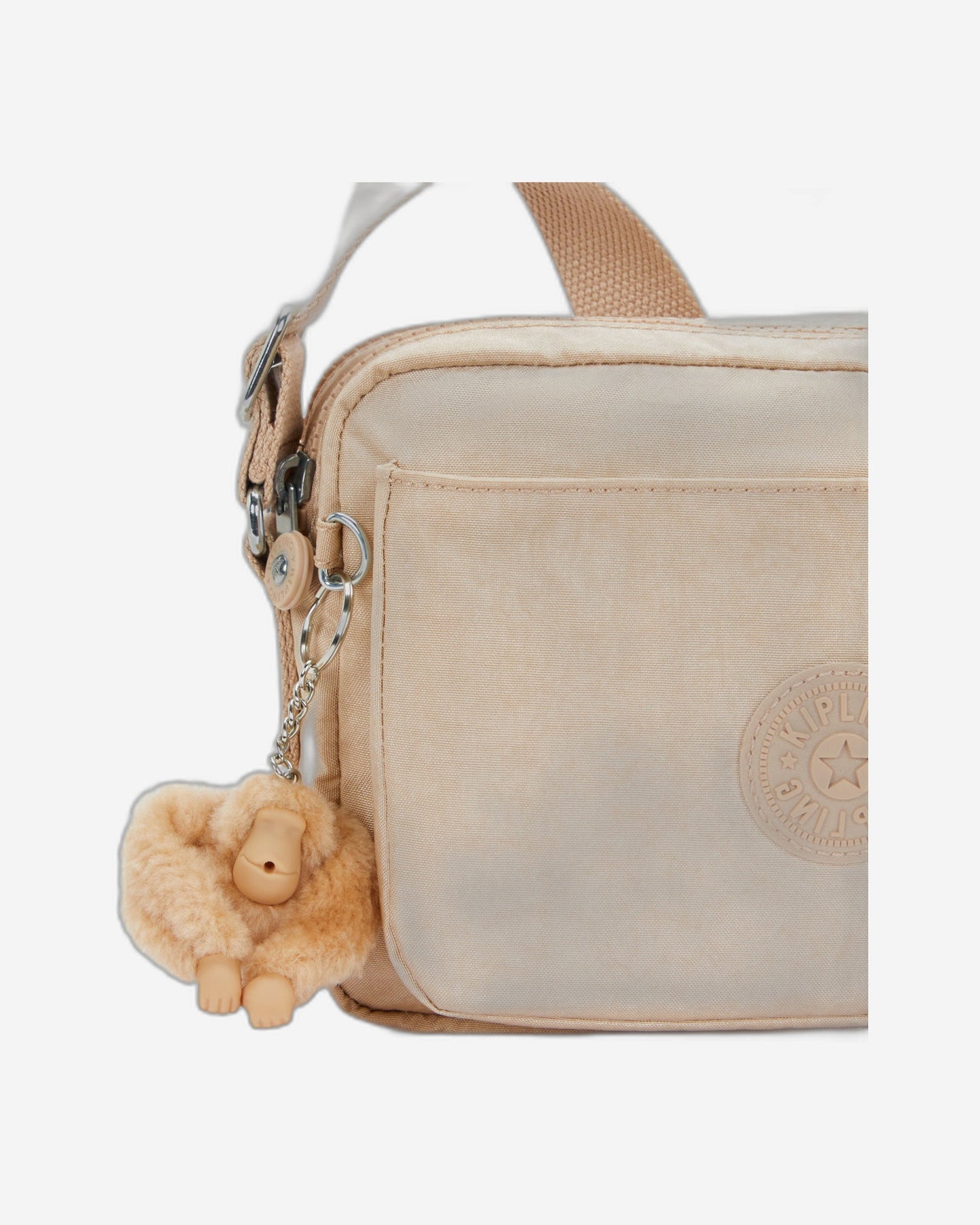 Kipling Abanu M Sparkled Beige Medium crossbody I6831-5DV
