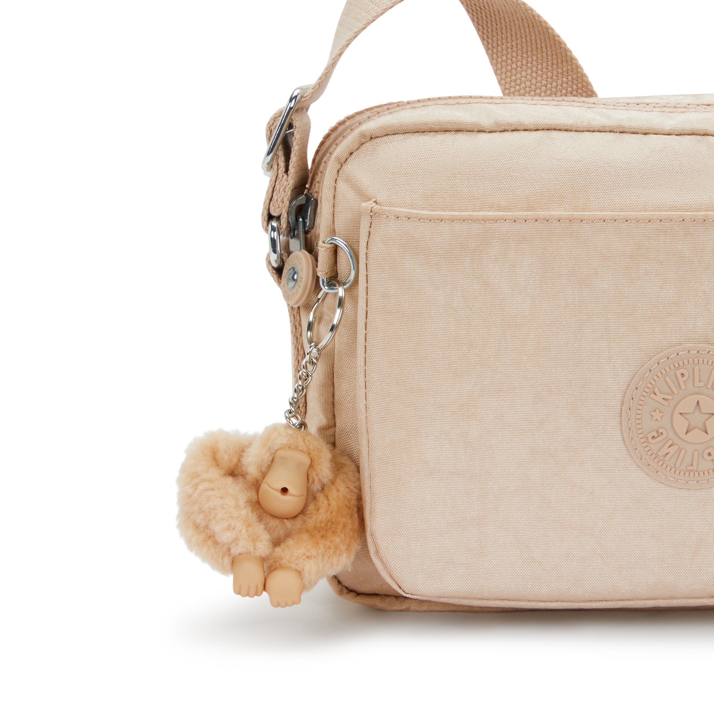 Kipling Abanu M Sparkled Beige Medium crossbody I6831-5DV