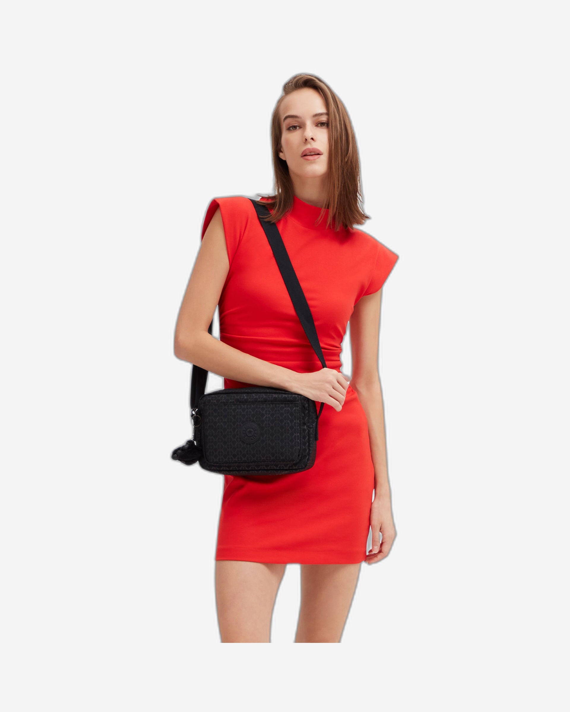 Kipling Abanu M Signature Emb Medium Crossbody Bag C2I6831-K59