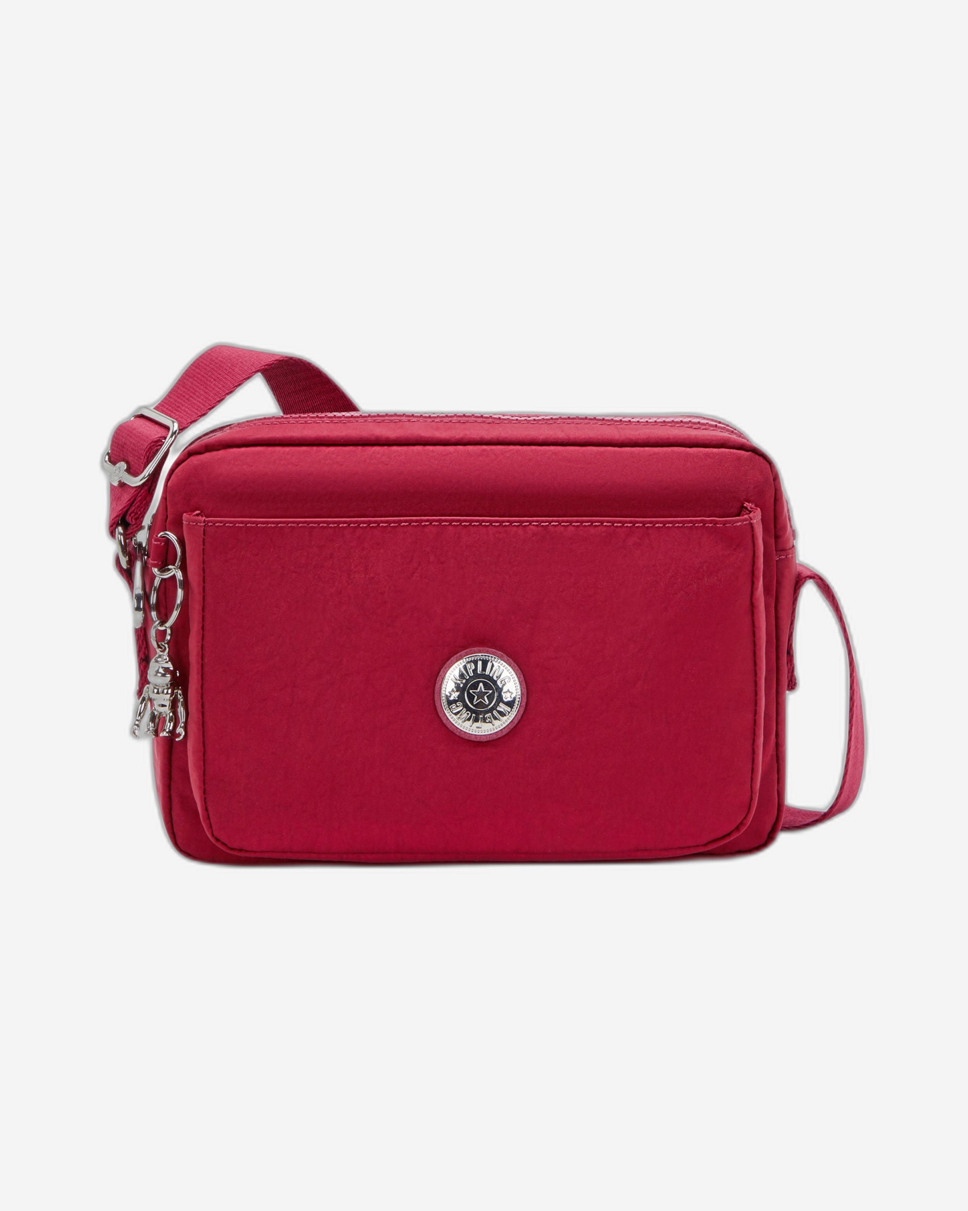 Kipling Abanu M Red Red Wine Medium Crossbody Bag I6847-6SE