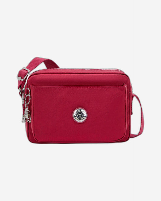 Kipling Abanu M Red Red Wine Medium Crossbody Bag I6847-6SE