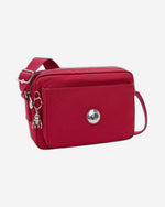 Kipling Abanu M Red Red Wine Crossbody Bag I6847-6SE