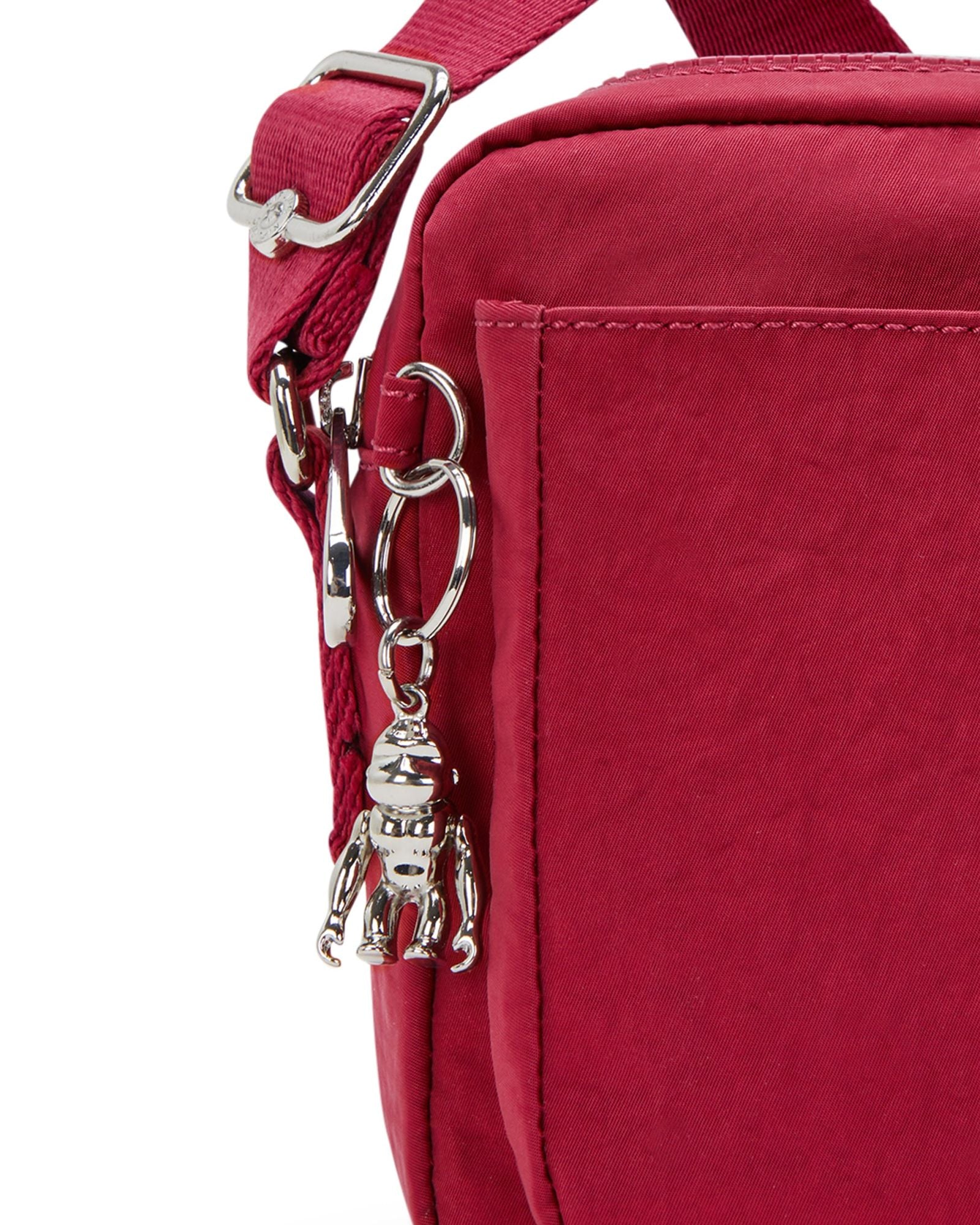 Kipling Abanu M Red Red Wine Crossbody Bag I6847-6SE