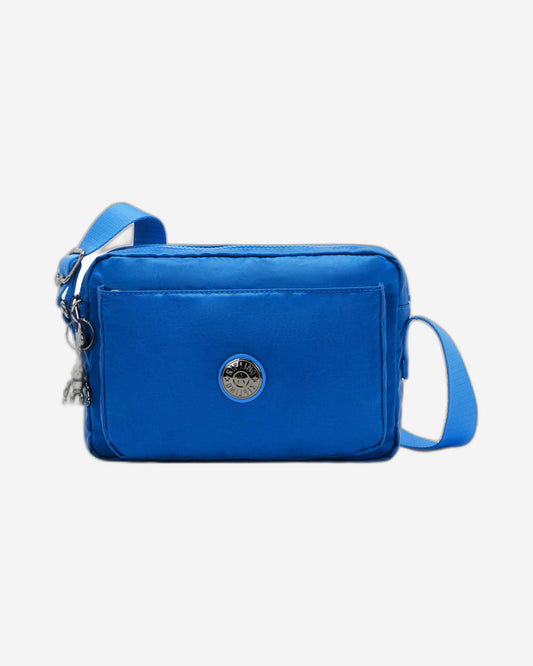 Kipling Abanu M Satin Blue Medium Crossbody Bag C2I6847-S9H