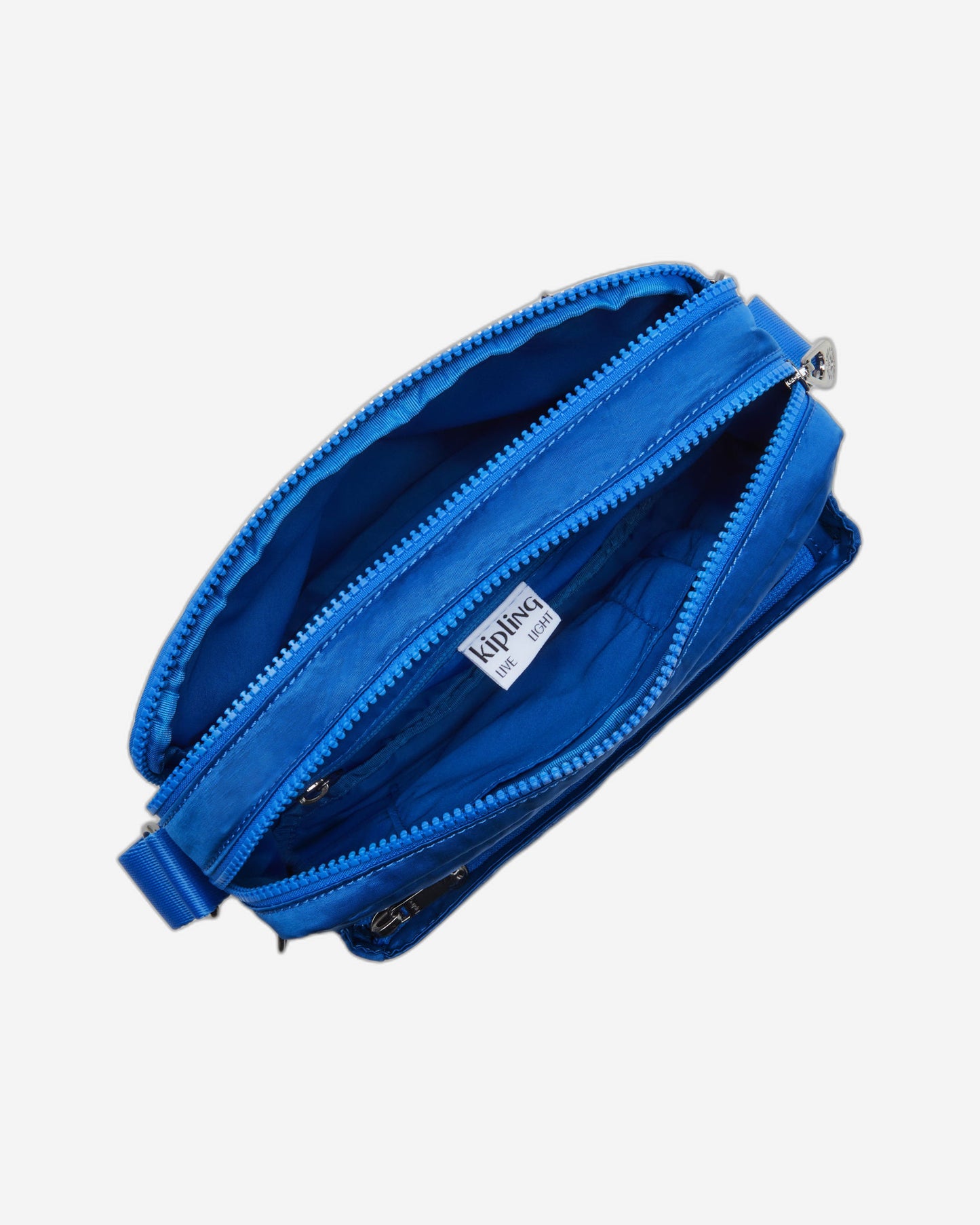 Kipling Abanu M Satin Blue Medium Crossbody Bag C2I6847-S9H