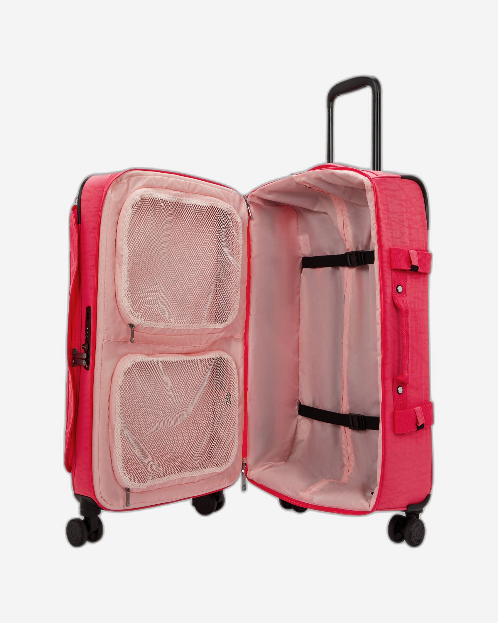 Kipling Spontaneous M Resort Pink Medium Wheeled Luggage I6918-1BN