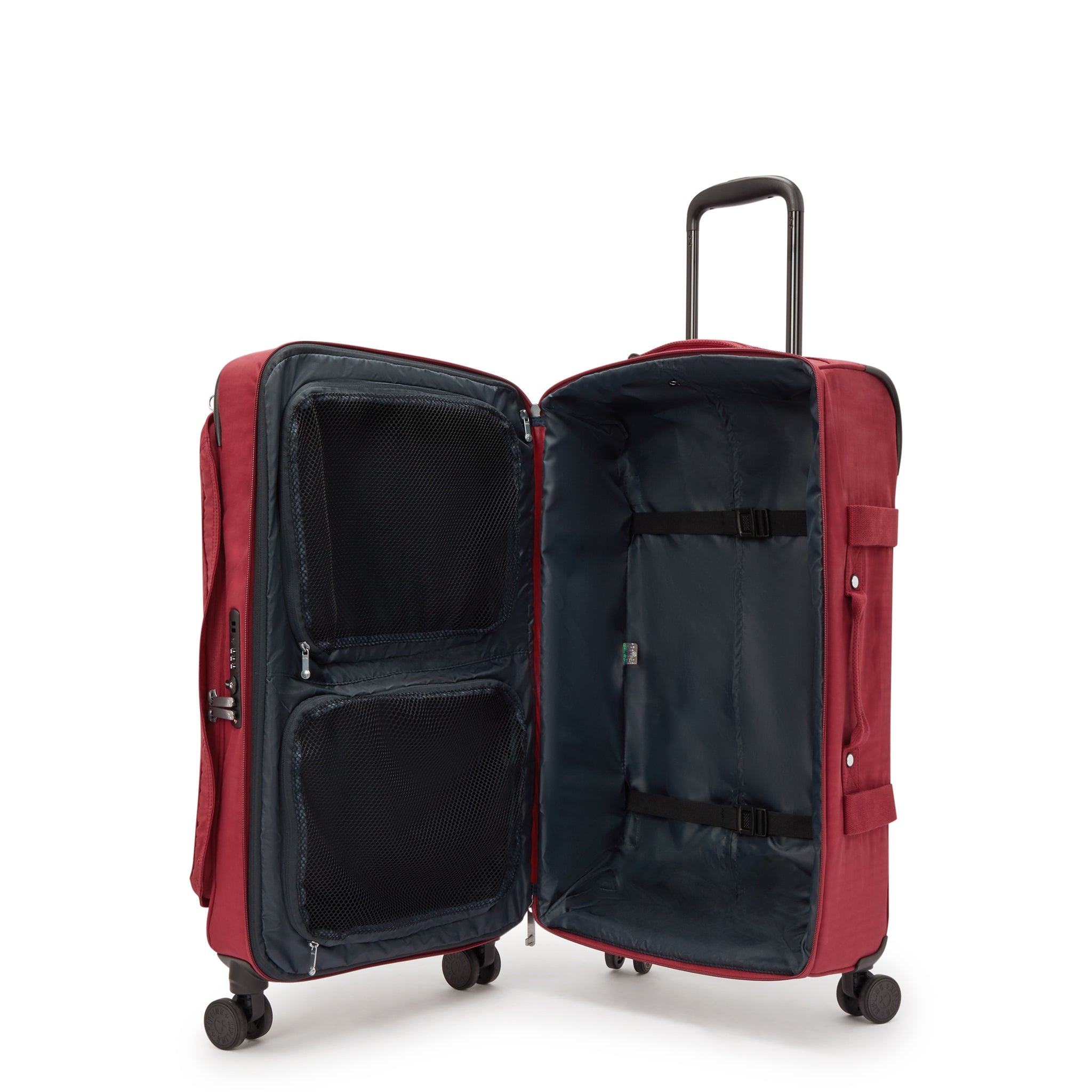 Kipling Spontaneous M Funky Red Medium Wheeled Luggage I6918-4SS
