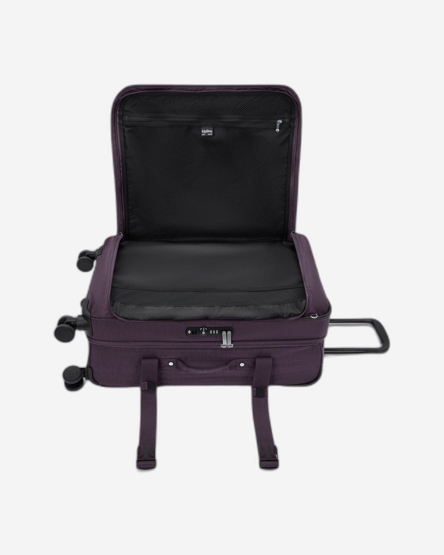 Kipling Spontaneous M Ultimate Plum Medium Wheeled Luggage I6918-67U