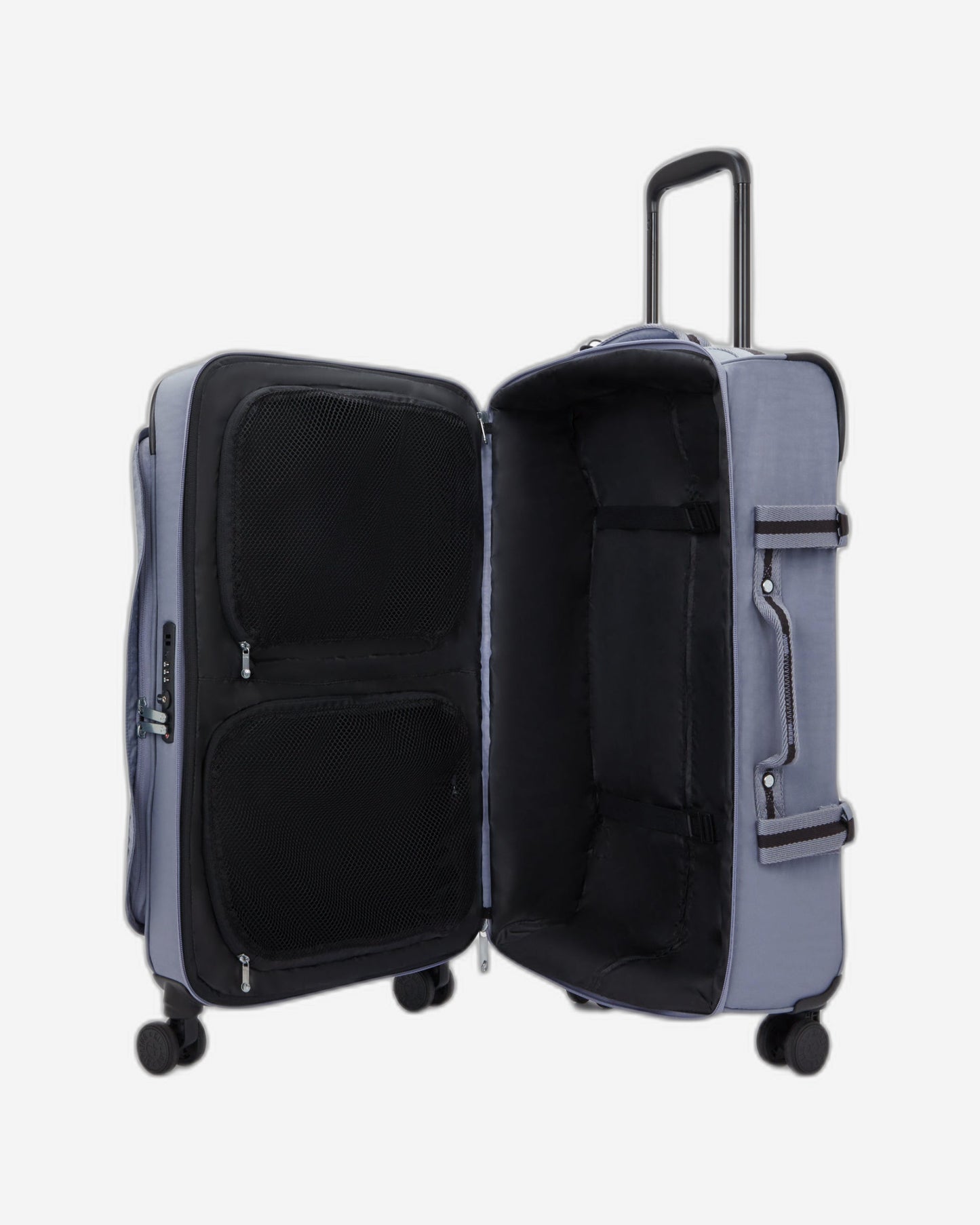 Kipling Spontaneous M Blue Stone Medium wheeled luggage I6918-6FB