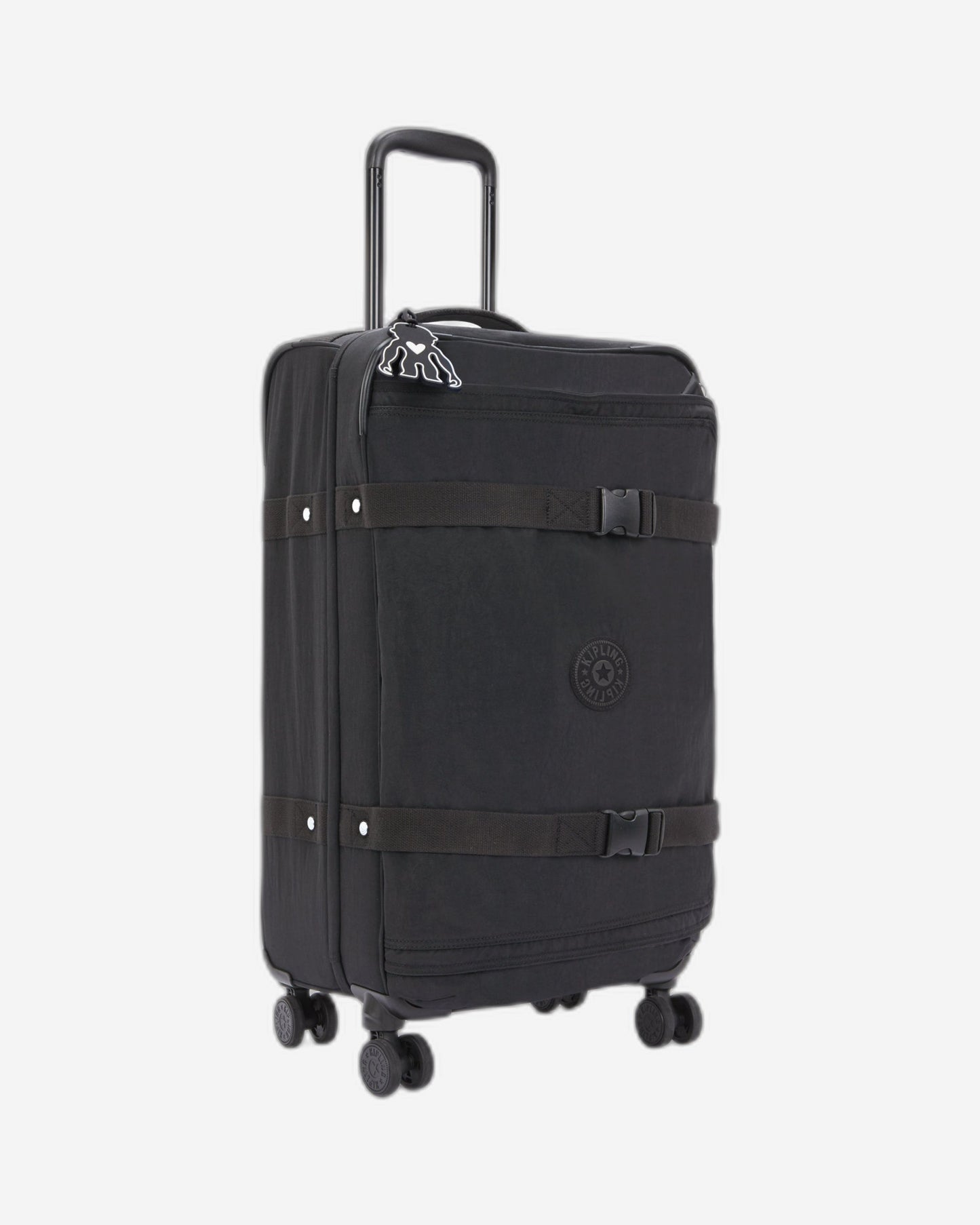 Kipling Spontaneous M Black Noir Medium Wheeled Luggage C2I6918-P39